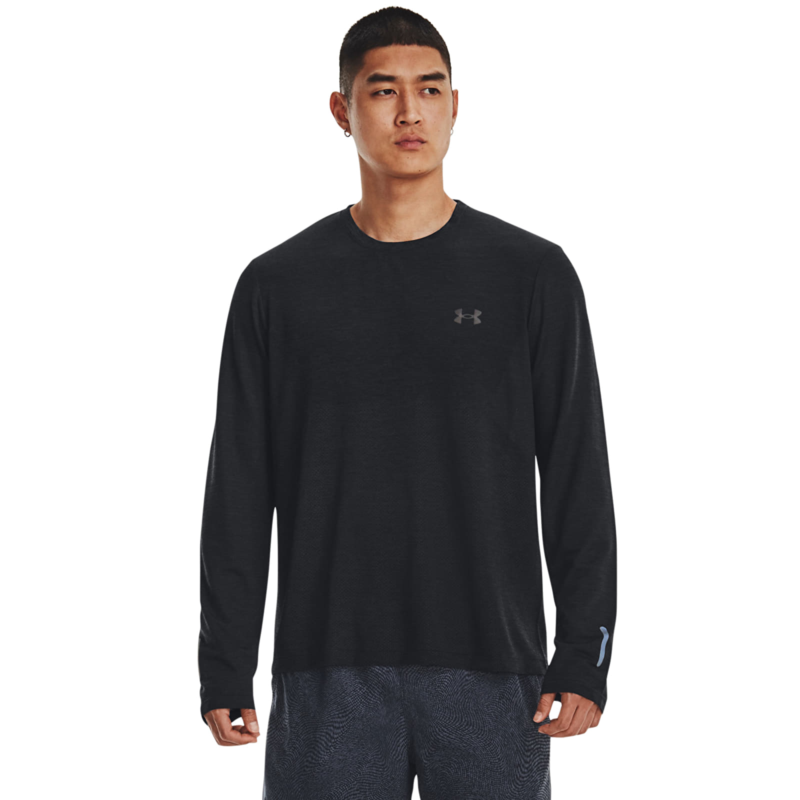 T-shirts Under Armour Seamless Stride Ls Black
