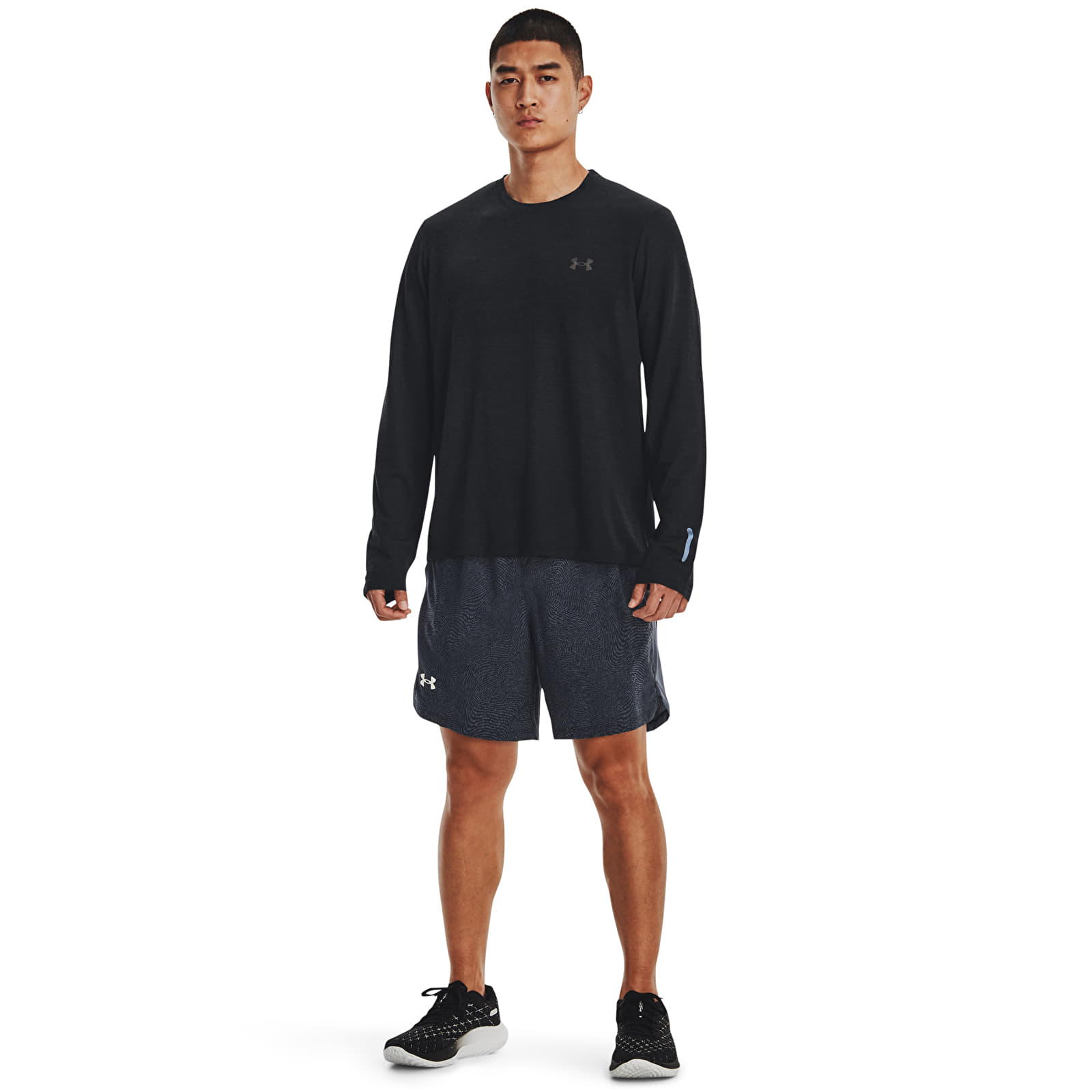 T-shirts Under Armour Seamless Stride Ls Black