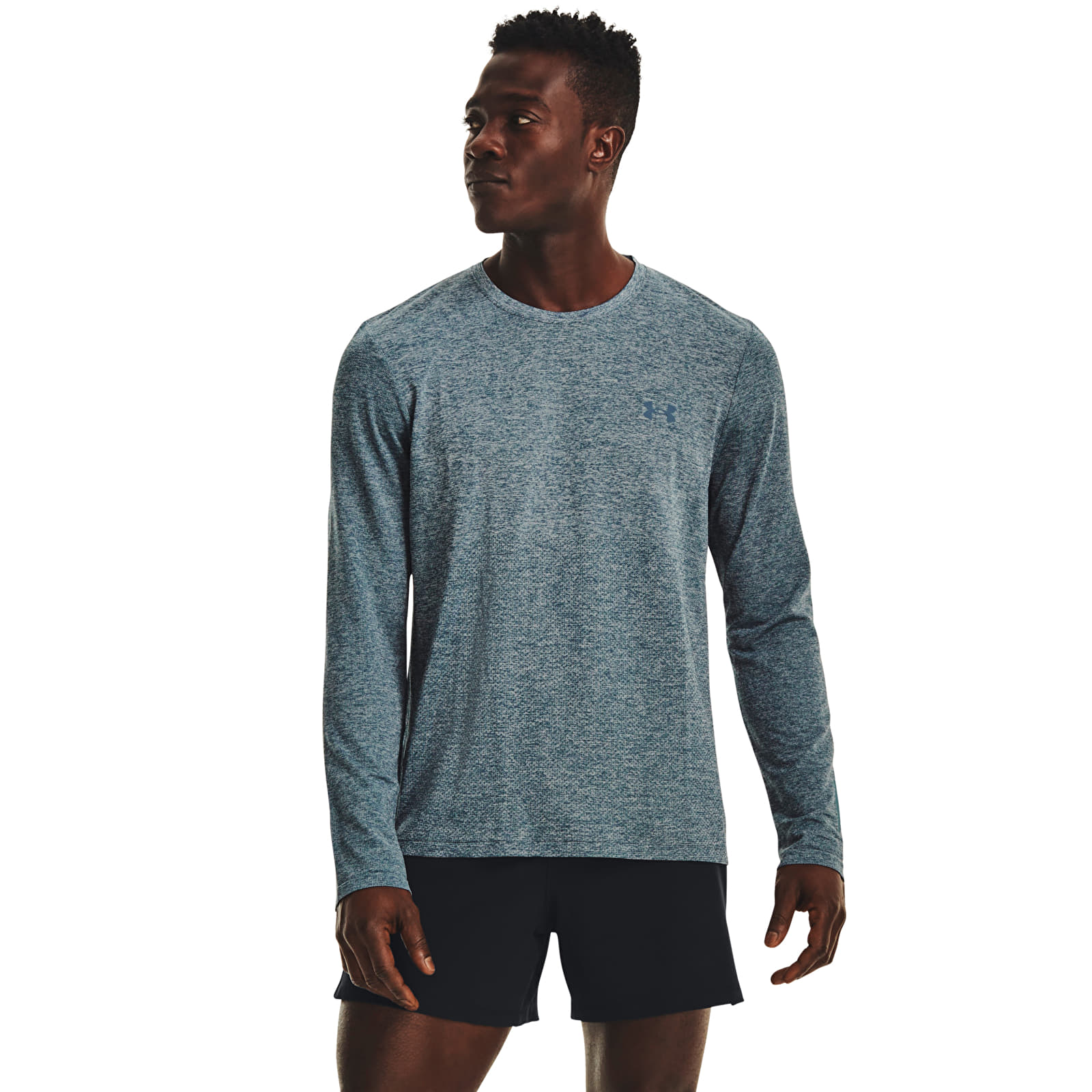 T-shirts Under Armour Seamless Stride Ls Blue