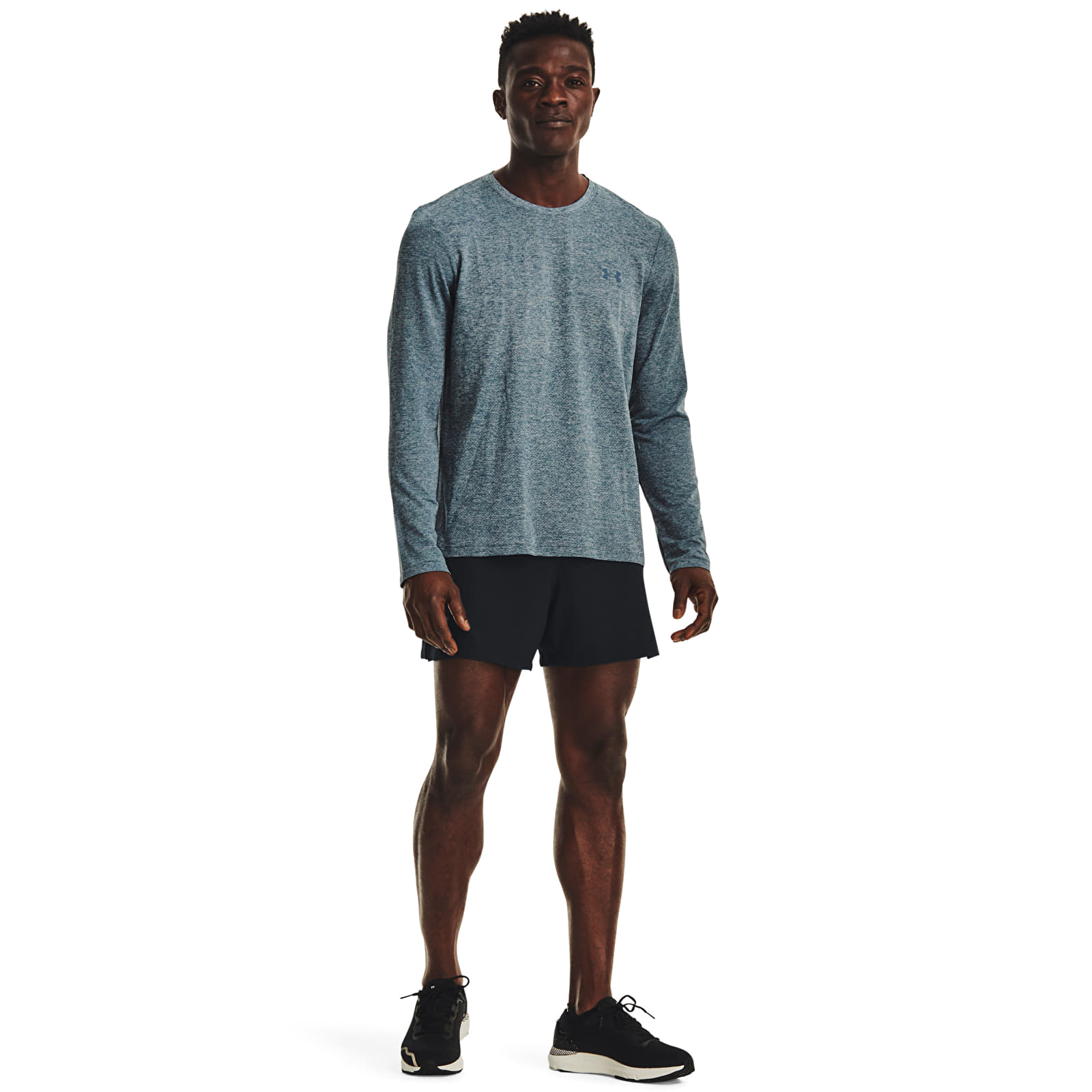 T-shirts Under Armour Seamless Stride Ls Blue