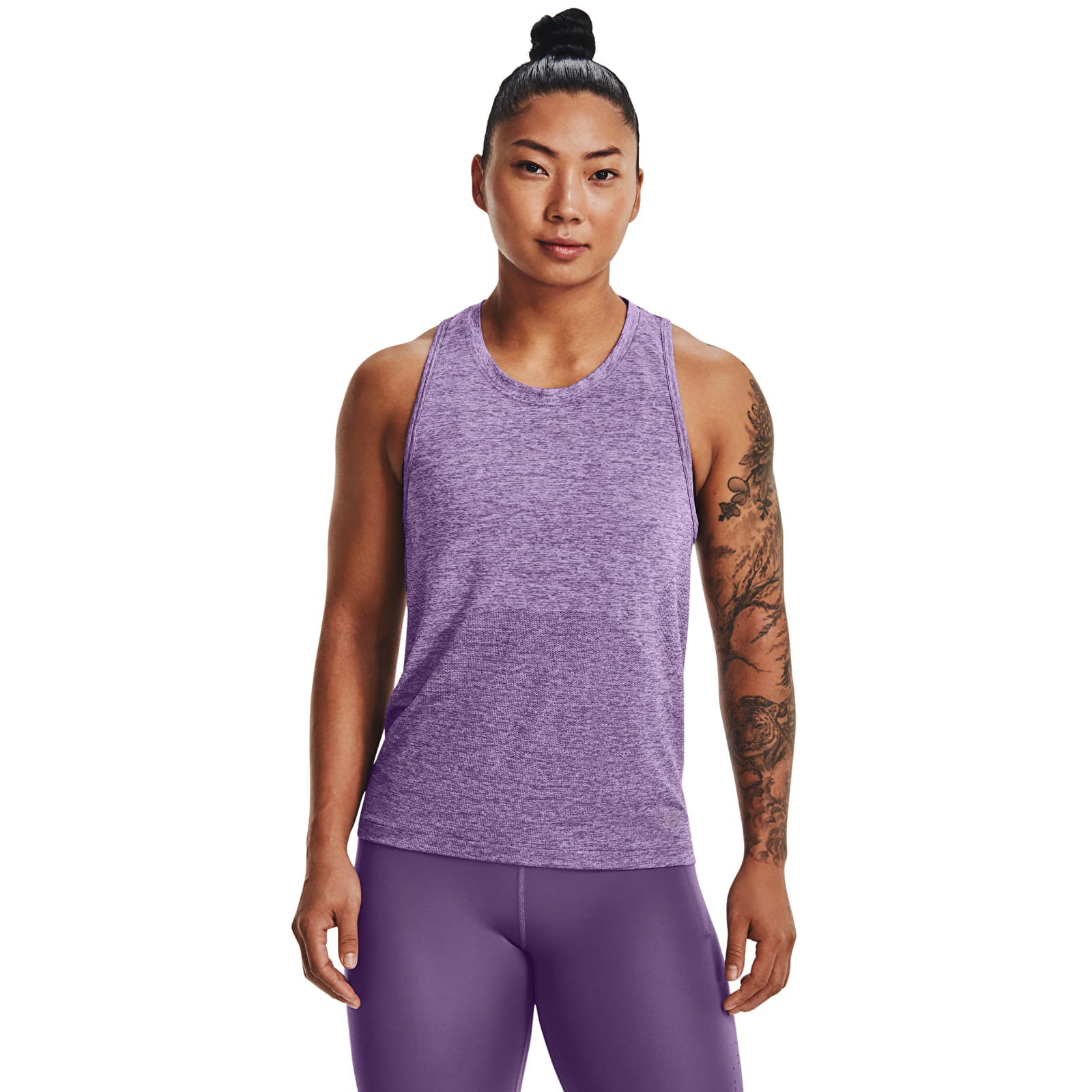 Tank tops Under Armour Seamless Stride Singlet Purple