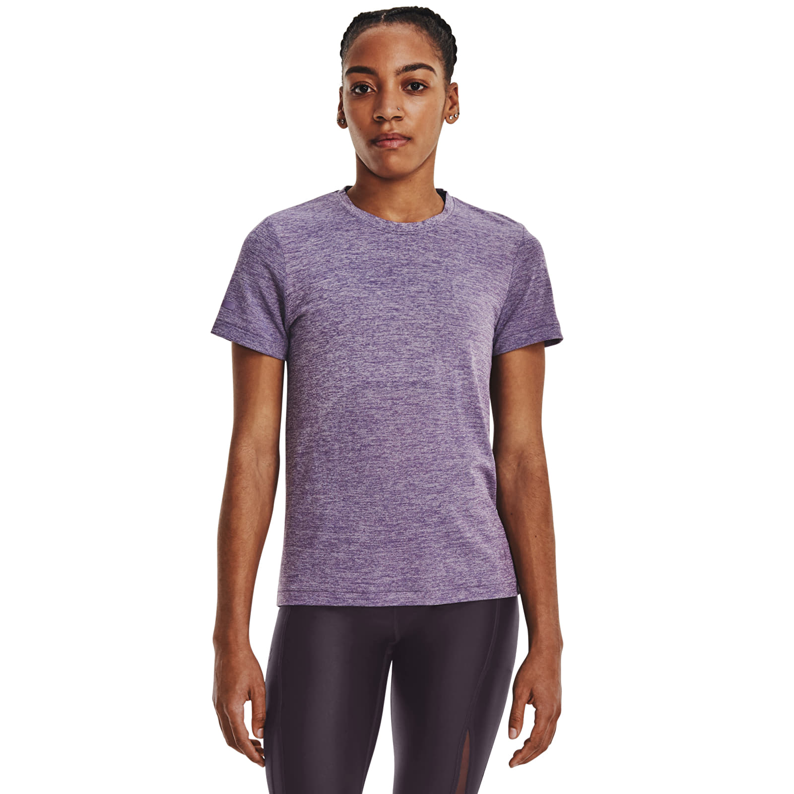 T-shirts Under Armour Seamless Stride Ss Purple
