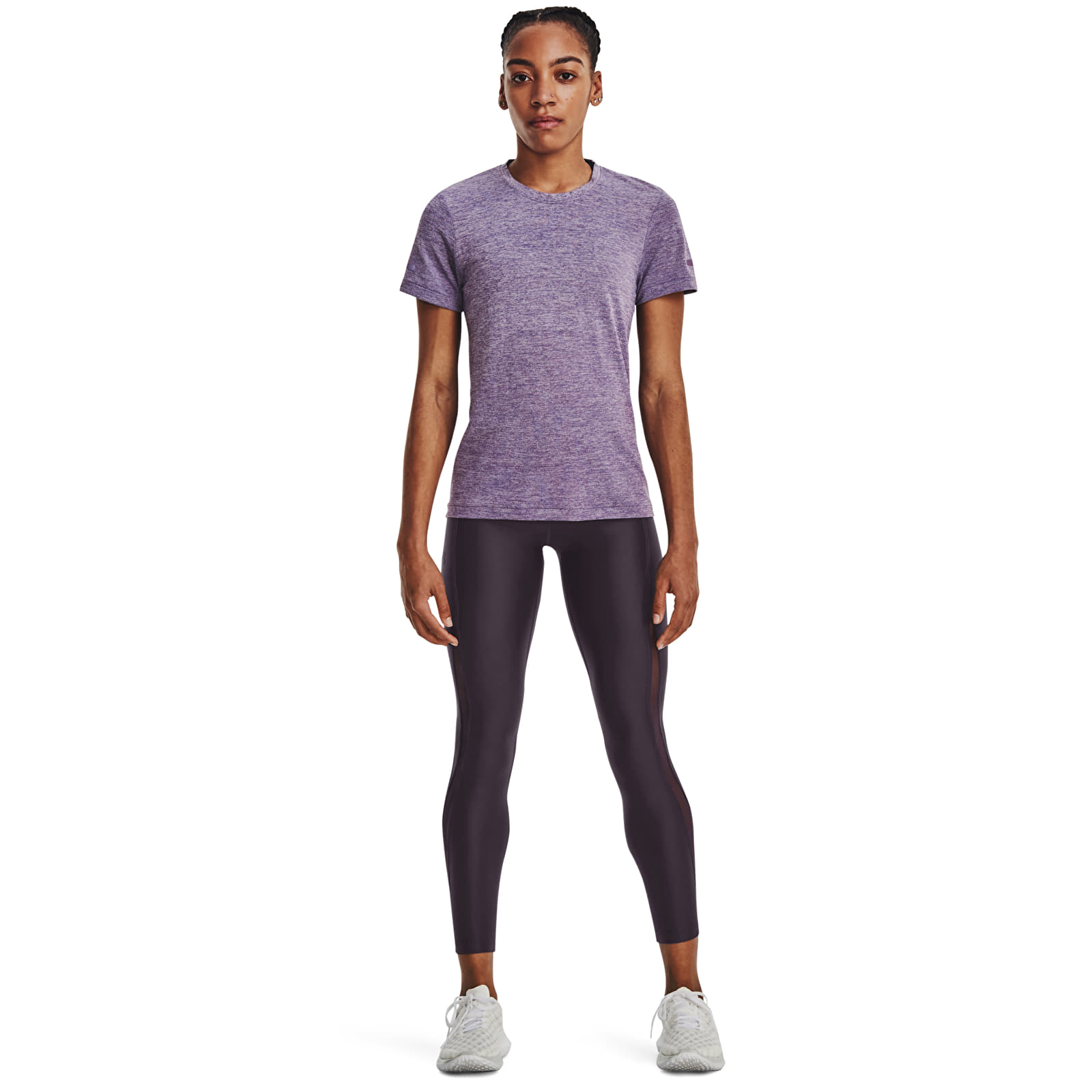 T-shirts Under Armour Seamless Stride Ss Purple
