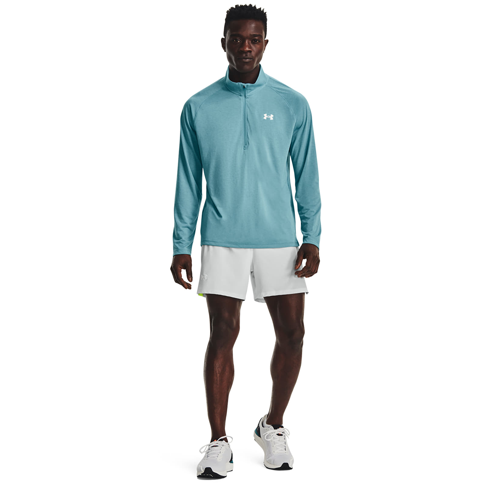 Kurze Hosen Under Armour Launch Elite 5'' Short Gray