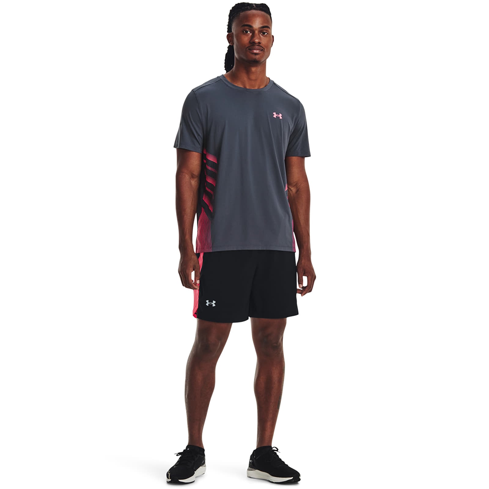 Magliette Under Armour Iso-Chill Laser Heat Ss Gray