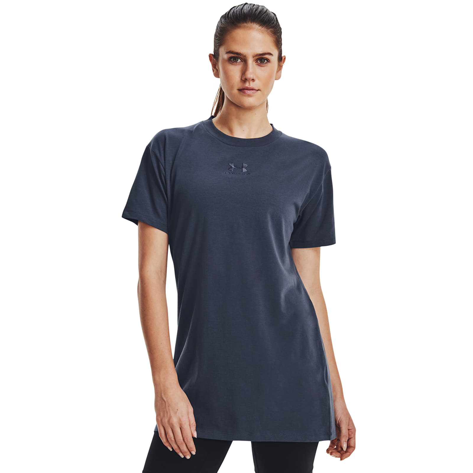 Camisetas Under Armour Logo Extended Ss Gray