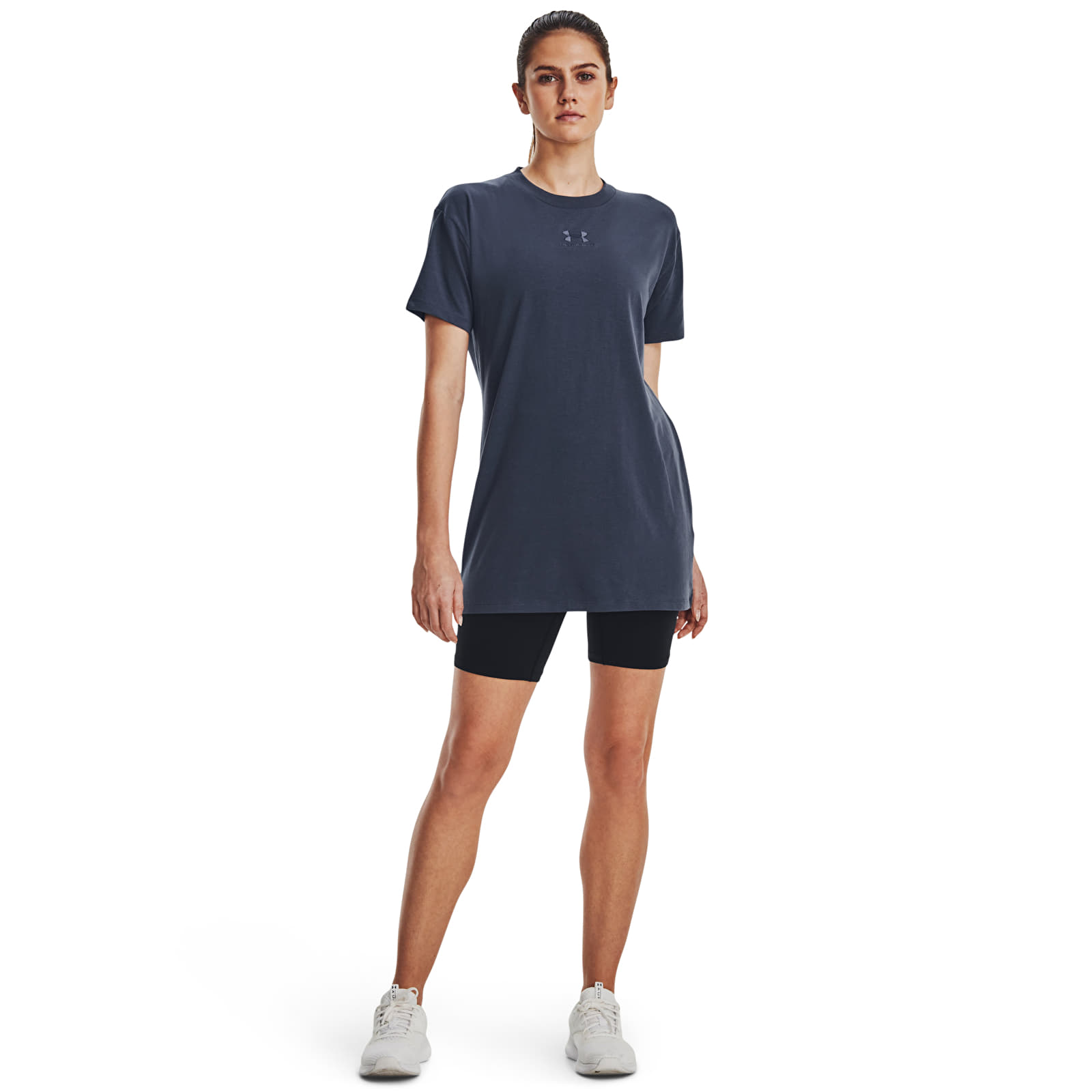 Camisetas Under Armour Logo Extended Ss Gray