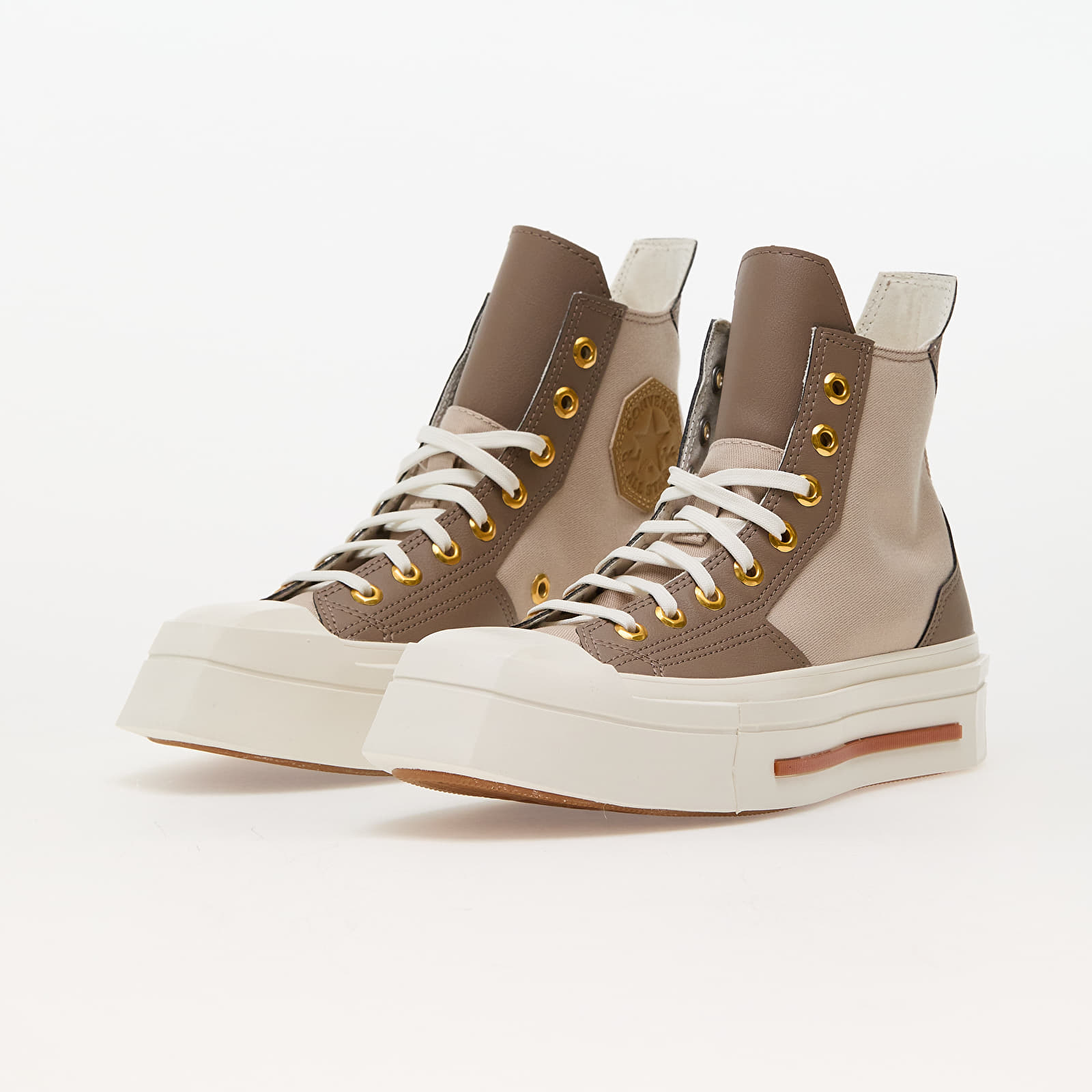 Pánské tenisky a boty Converse Chuck 70 De Luxe Squared Mud Mask/ Nutty Granola/ Egret
