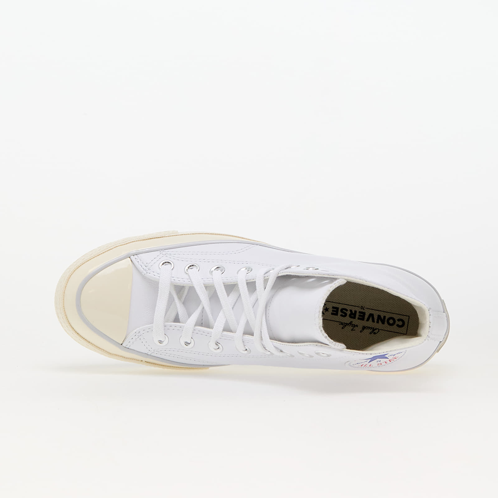 Men's sneakers and shoes Converse Chuck 70 Leather White/ Fossilized/ Egret