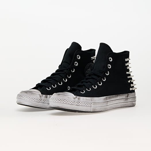 Women's black converse sale