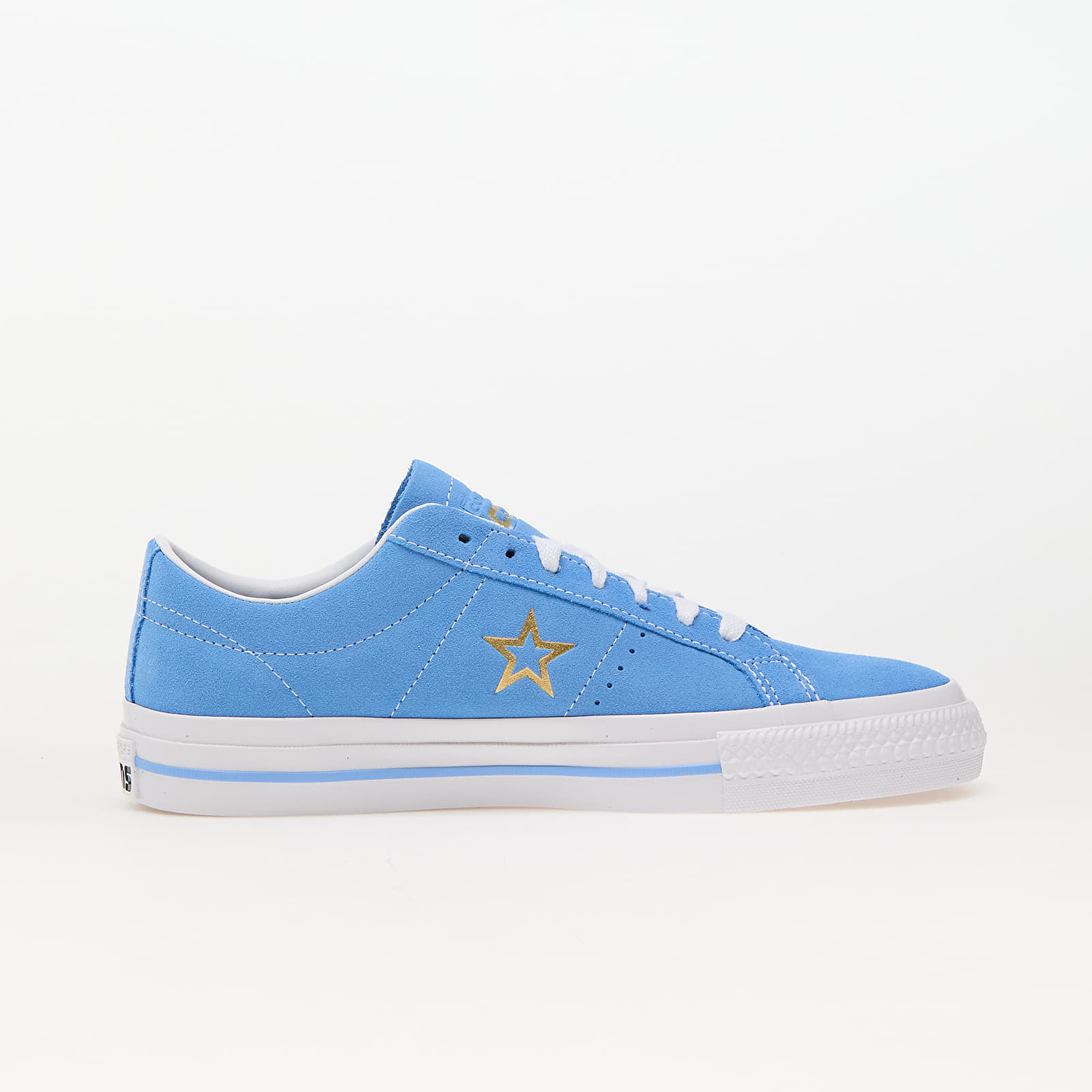 Мъжки маратонки и обувки Converse One Star Pro Suede Lt Blue/ White/ Gold