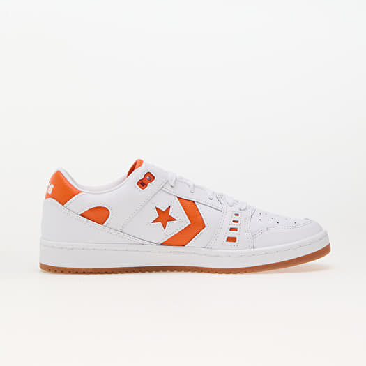 Men s sneakers and shoes Converse As 1 Pro Leather White Orange White Queens