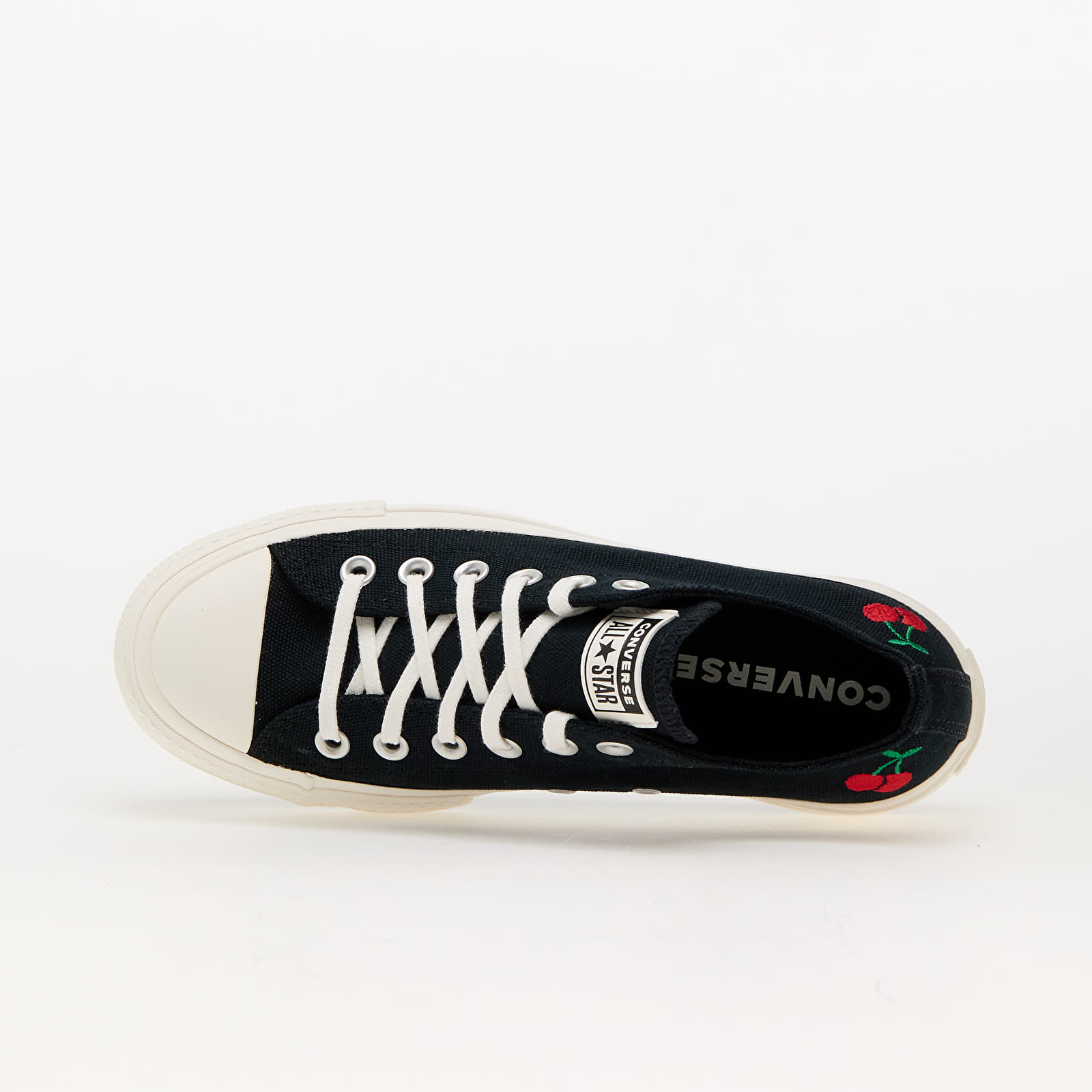 Women's sneakers and shoes Converse Chuck Taylor All Star Lift Platform Cherries Black/ Egret/ Red