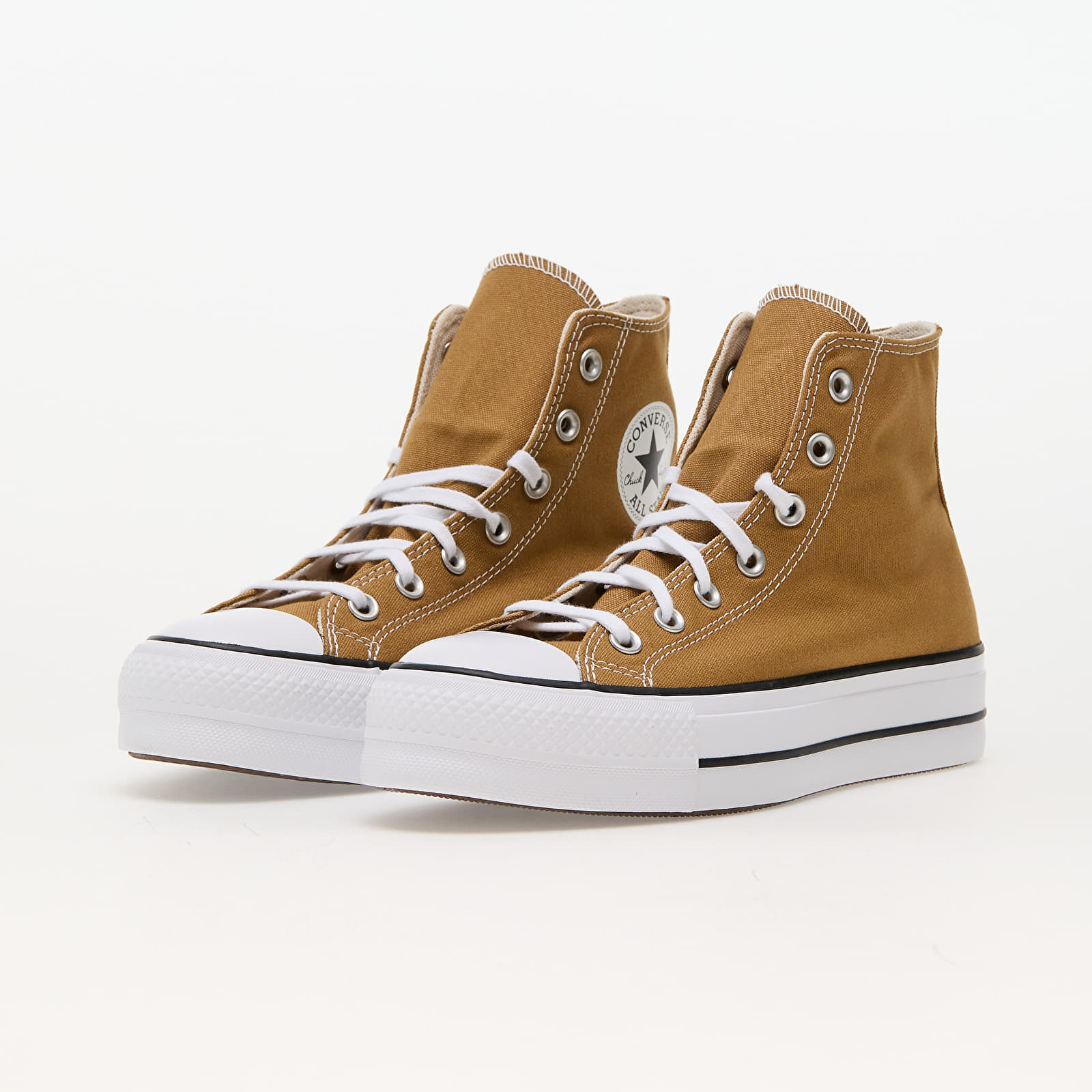 Dámske tenisky a obuv Converse Chuck Taylor All Star Lift Platform Trek Tan/ White/ Black