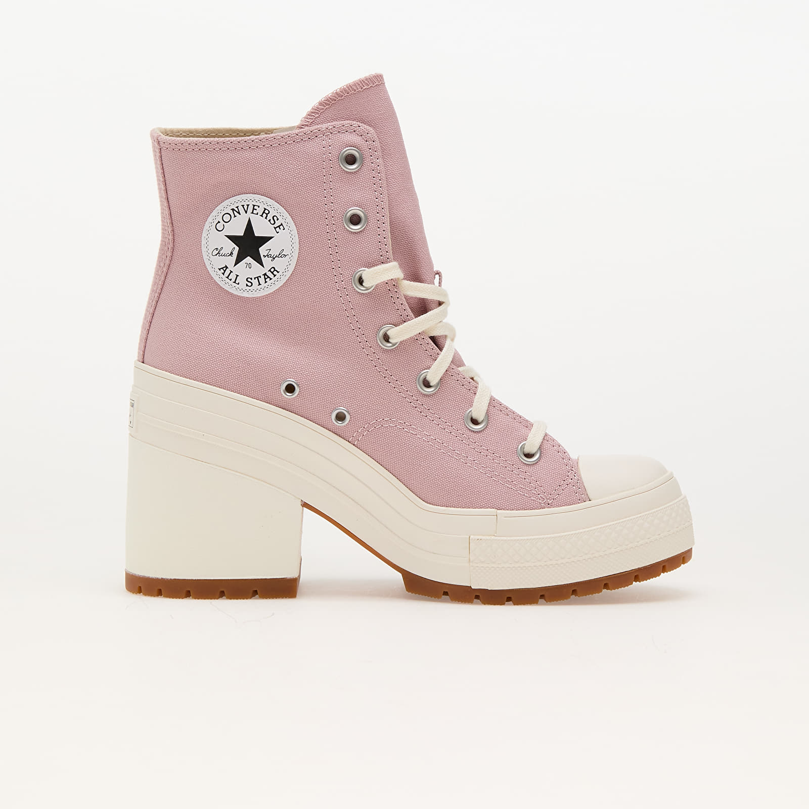Dámské tenisky a boty Converse Chuck 70 De Luxe Heel Static Pink/ Egret/ Gum