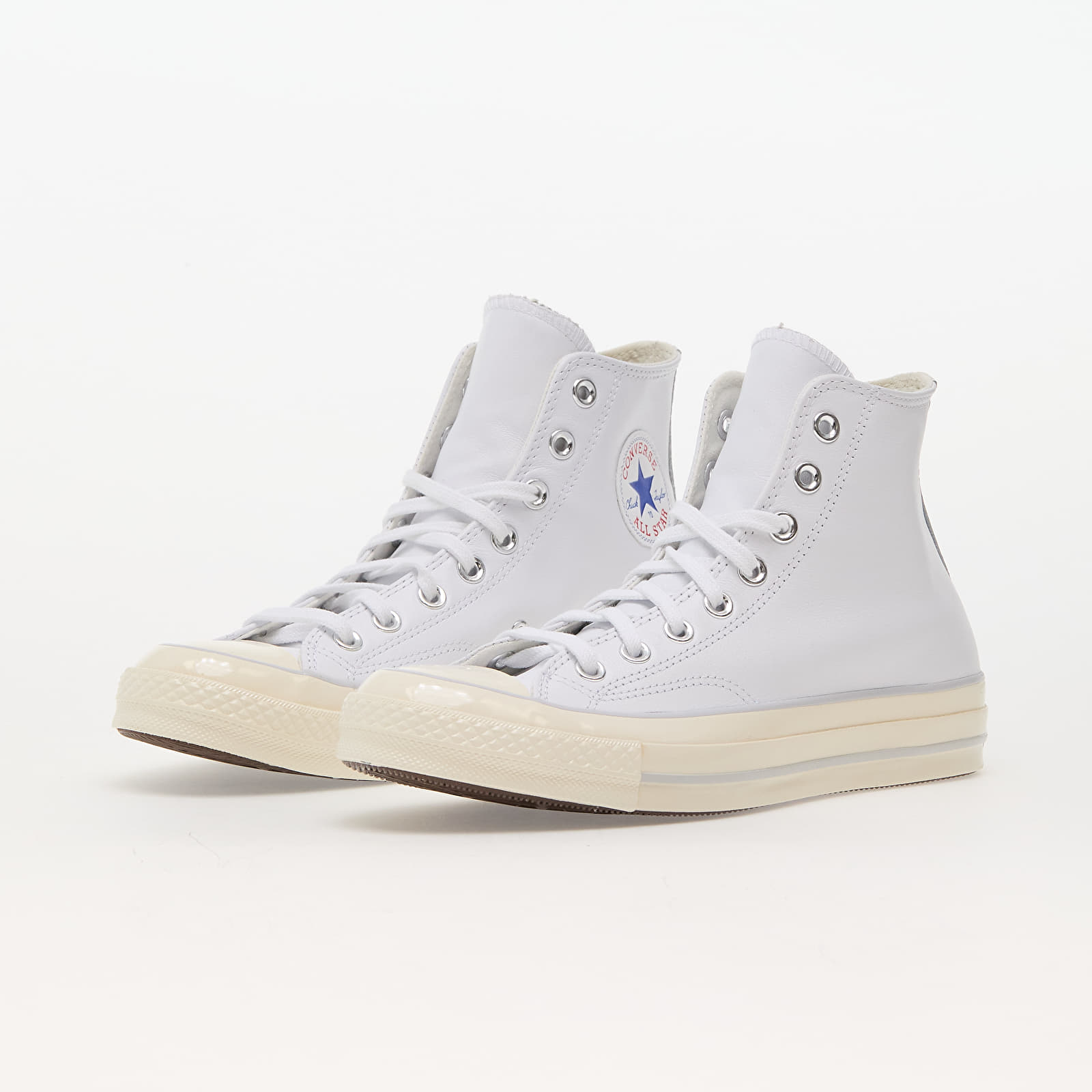 Men's sneakers and shoes Converse Chuck 70 Leather White/ Fossilized/ Egret