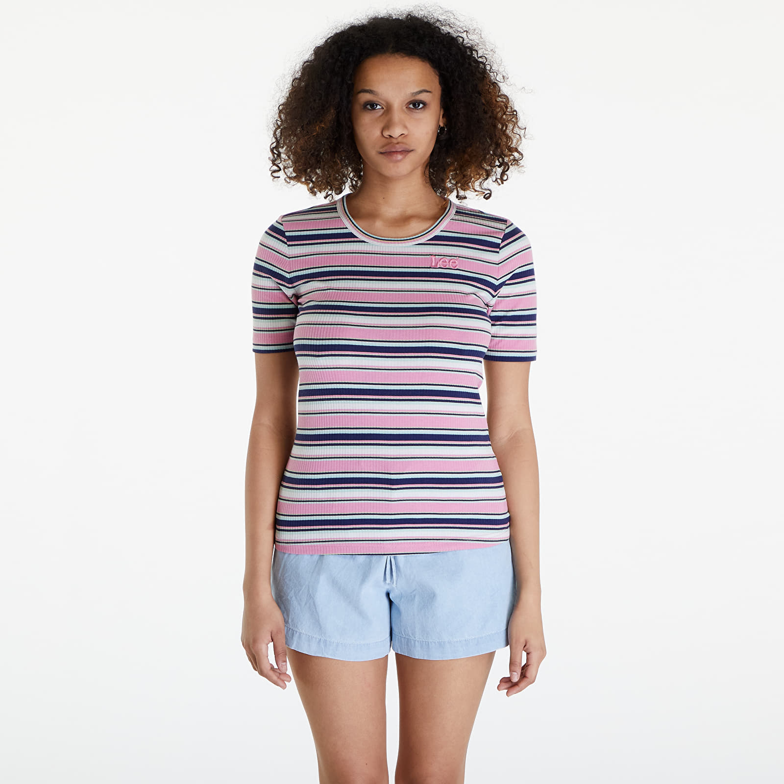 Topy Lee Elbow Sleeve Top Sugar Lilac