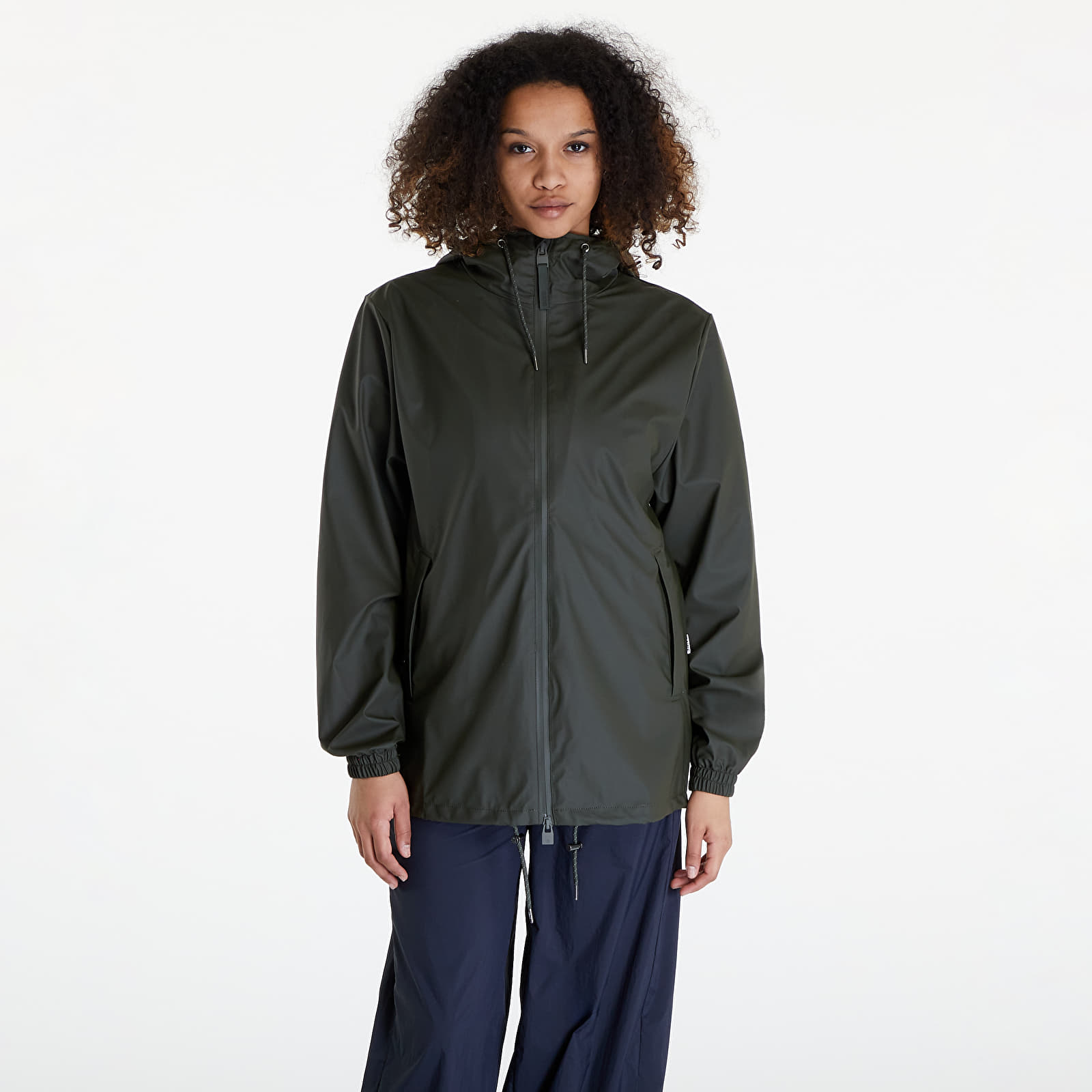 Jackets Rains Storm Breaker W3 UNISEX 03 Green