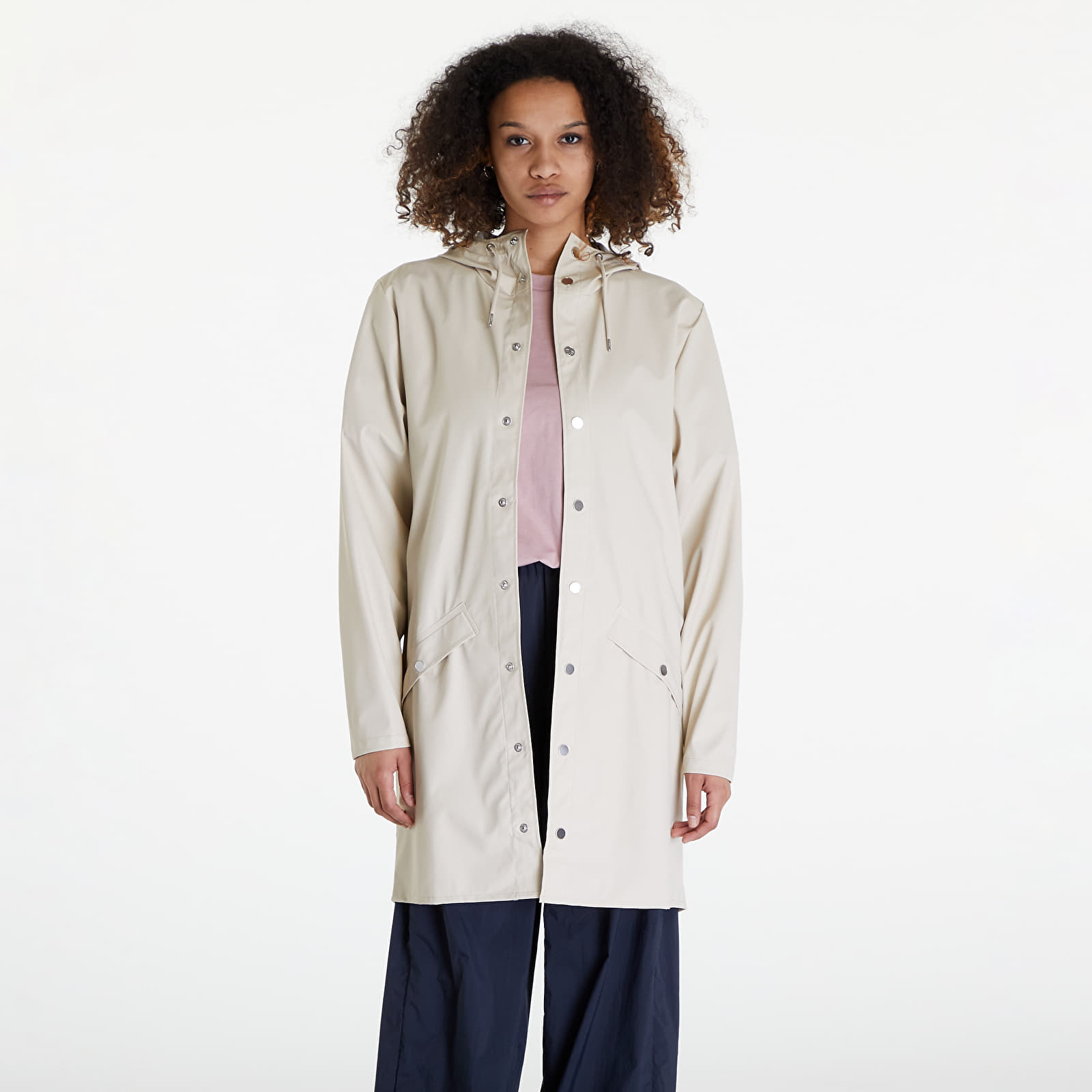 Jackets Rains Long Jacket W3 UNISEX 26 Dune