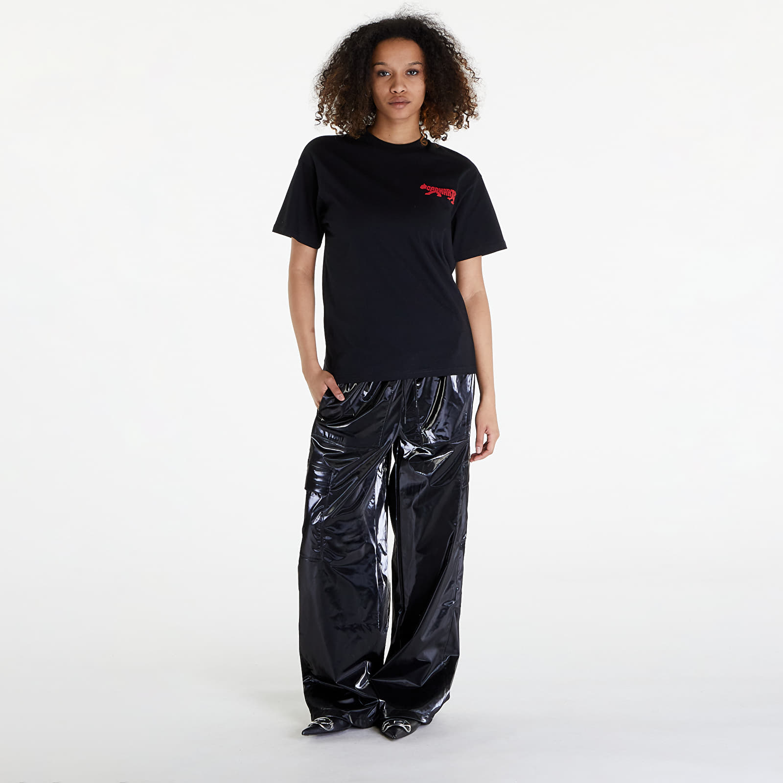 Trička Carhartt WIP Short Sleeve Rocky T-Shirt UNISEX Black