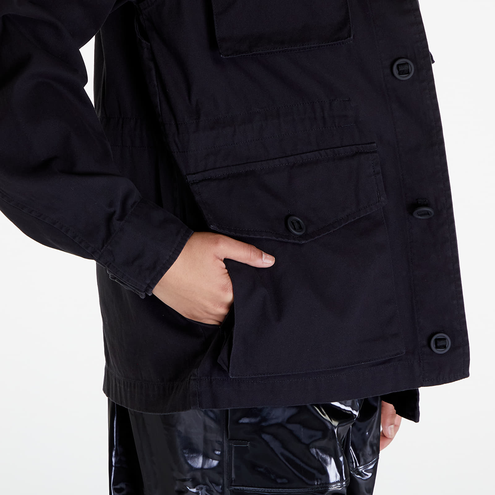 Jassen Carhartt WIP Unity Jacket UNISEX Black Heavy Enzyme Wash
