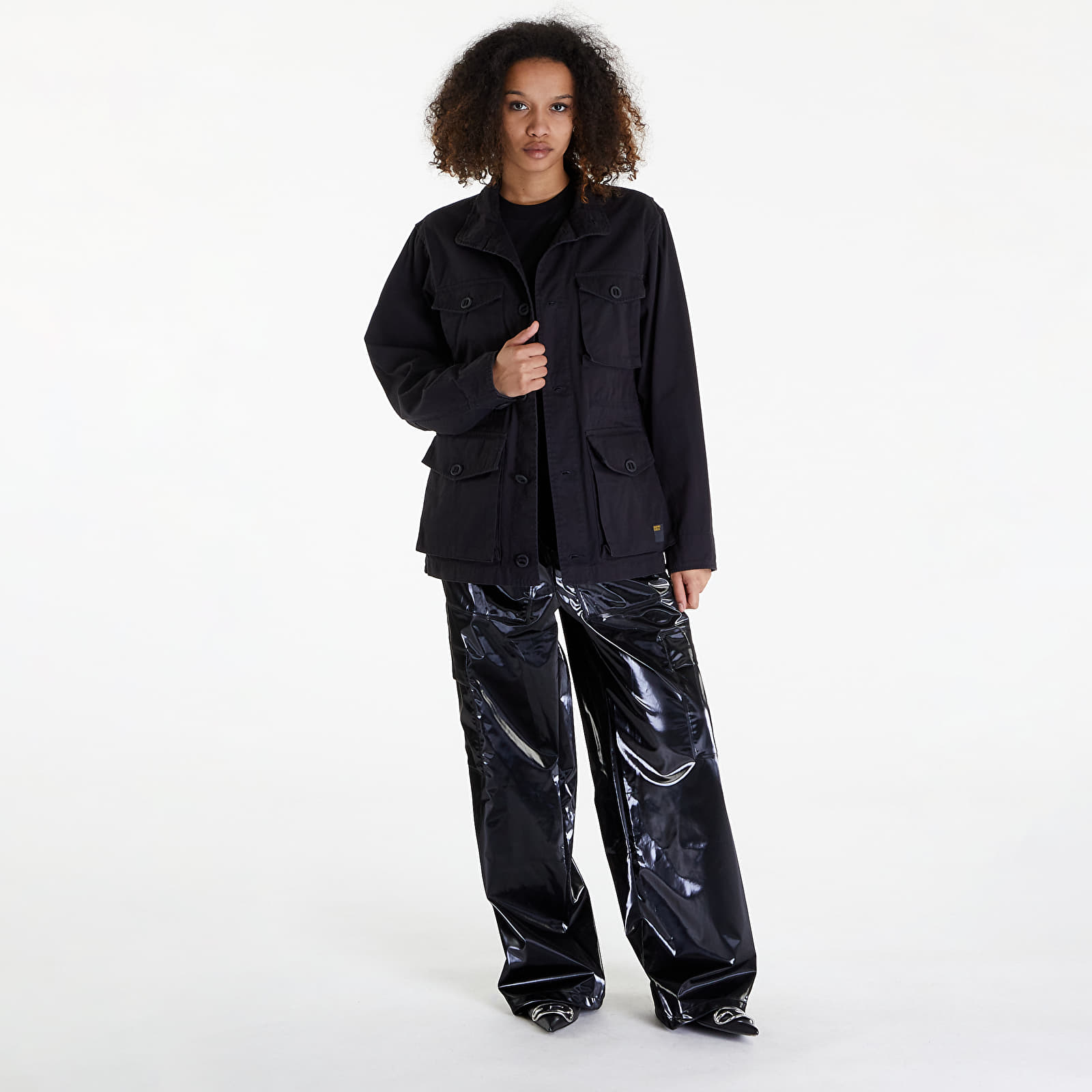 Jassen Carhartt WIP Unity Jacket UNISEX Black Heavy Enzyme Wash