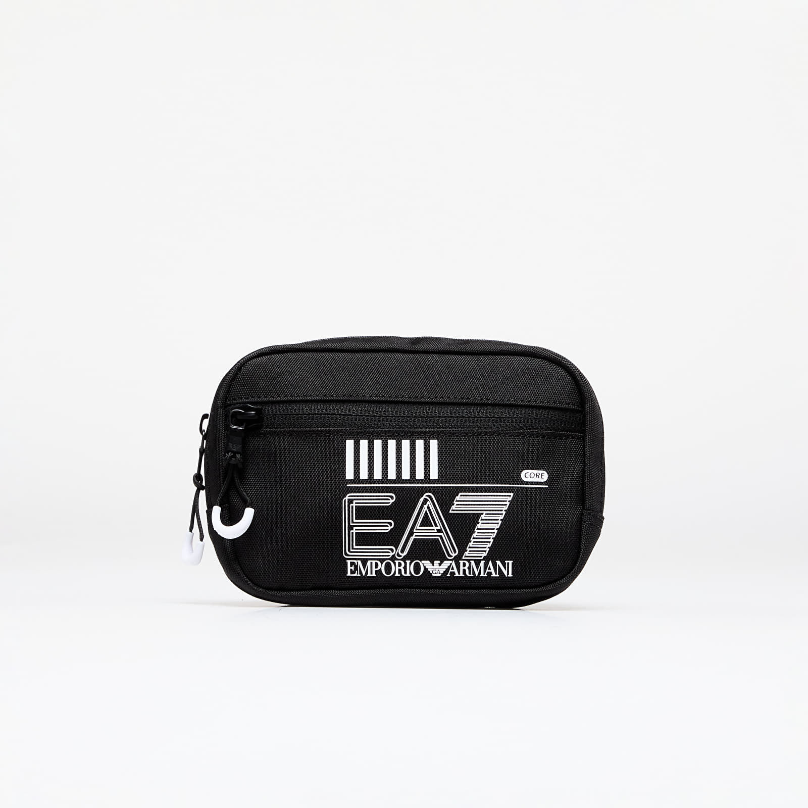 Torbe za na ramo EA7 Emporio Armani Unisex Small Pouch Bag Black/ White Logo