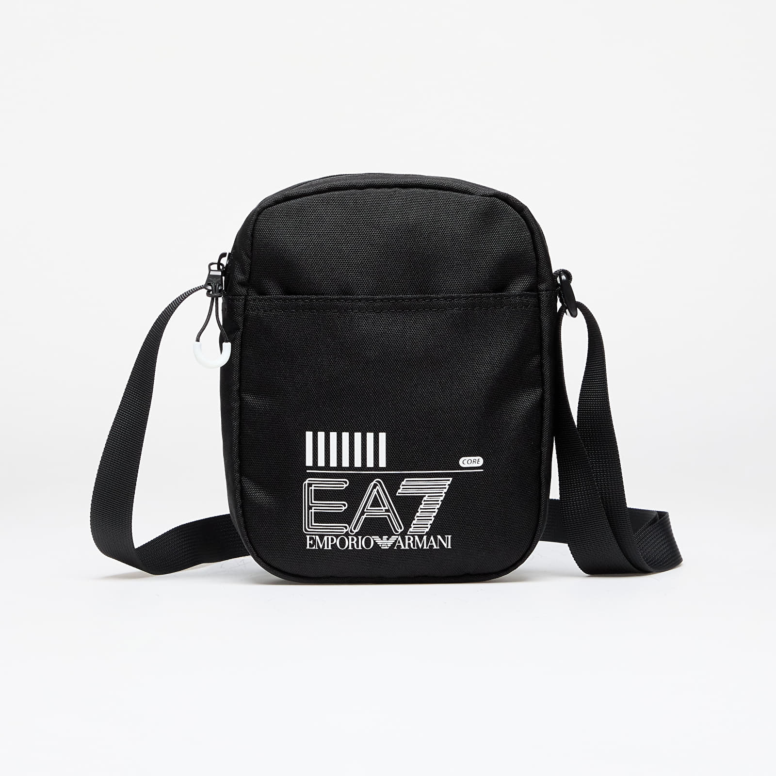 Umhängetaschen EA7 Emporio Armani Man's Pouch Bag Black/ White Logo