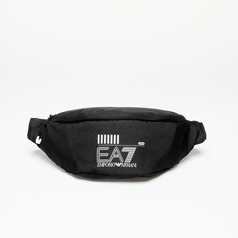 Rumpetaske EA7 Emporio Armani Unisex Sling Bag Black/ White Logo