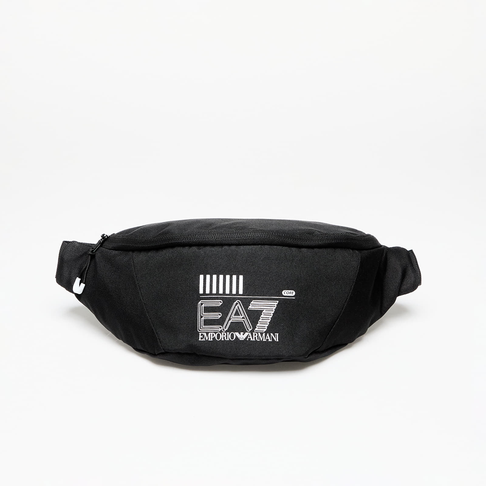 Ledvični nahrbtniki EA7 Emporio Armani Unisex Sling Bag Black/ White Logo