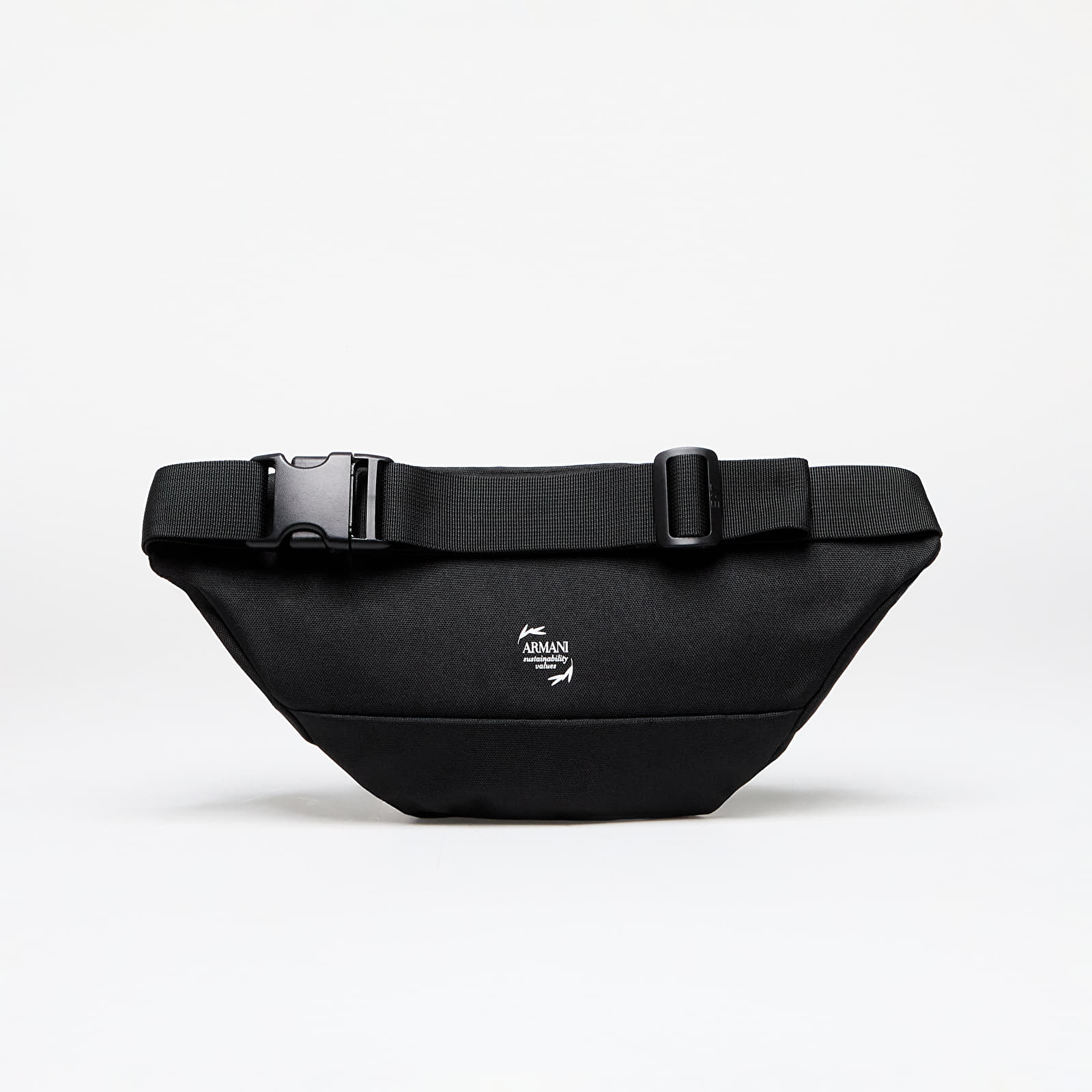 Ledvični nahrbtniki EA7 Emporio Armani Unisex Sling Bag Black/ White Logo