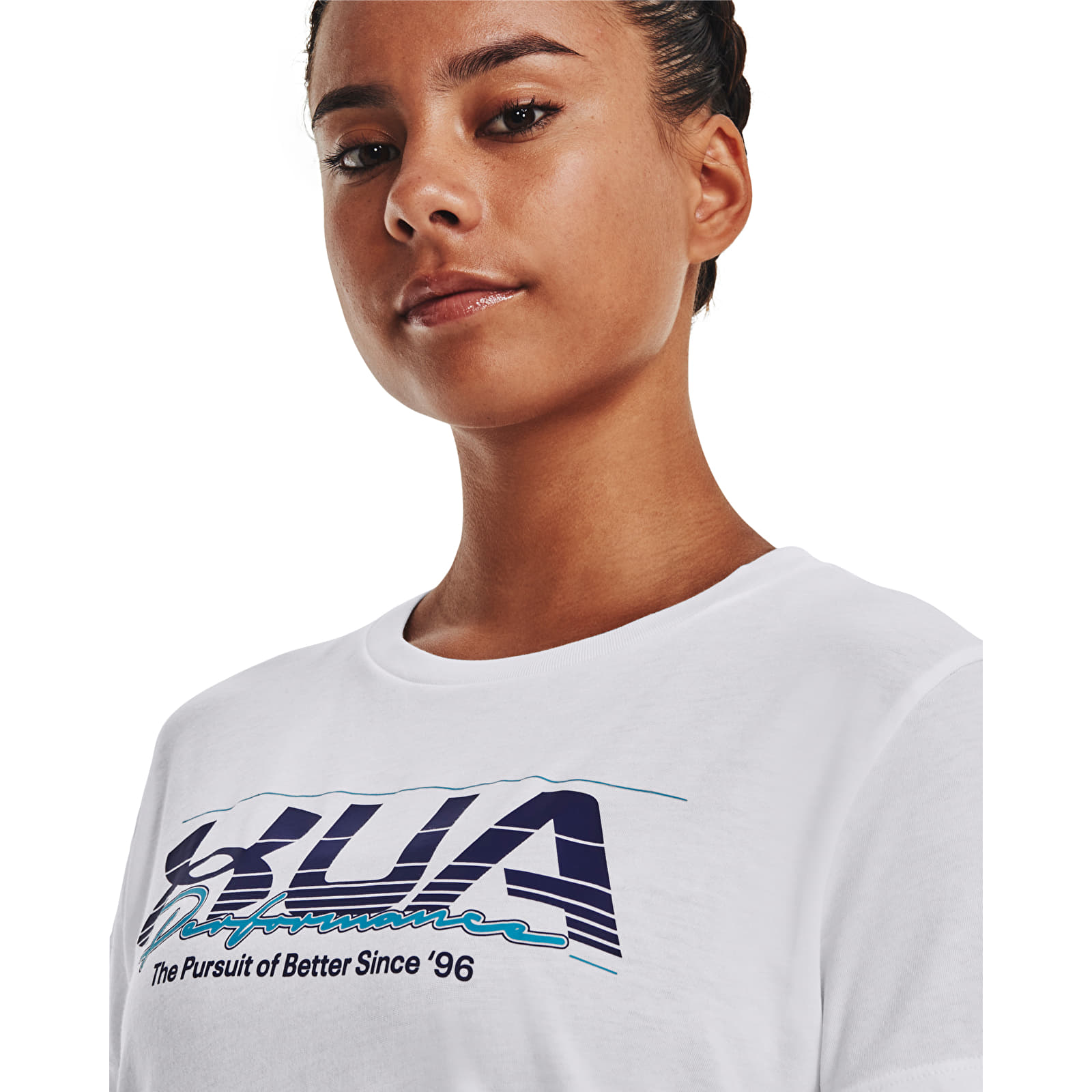 Camisetas Under Armour  Ua Vintage Performance Ss White