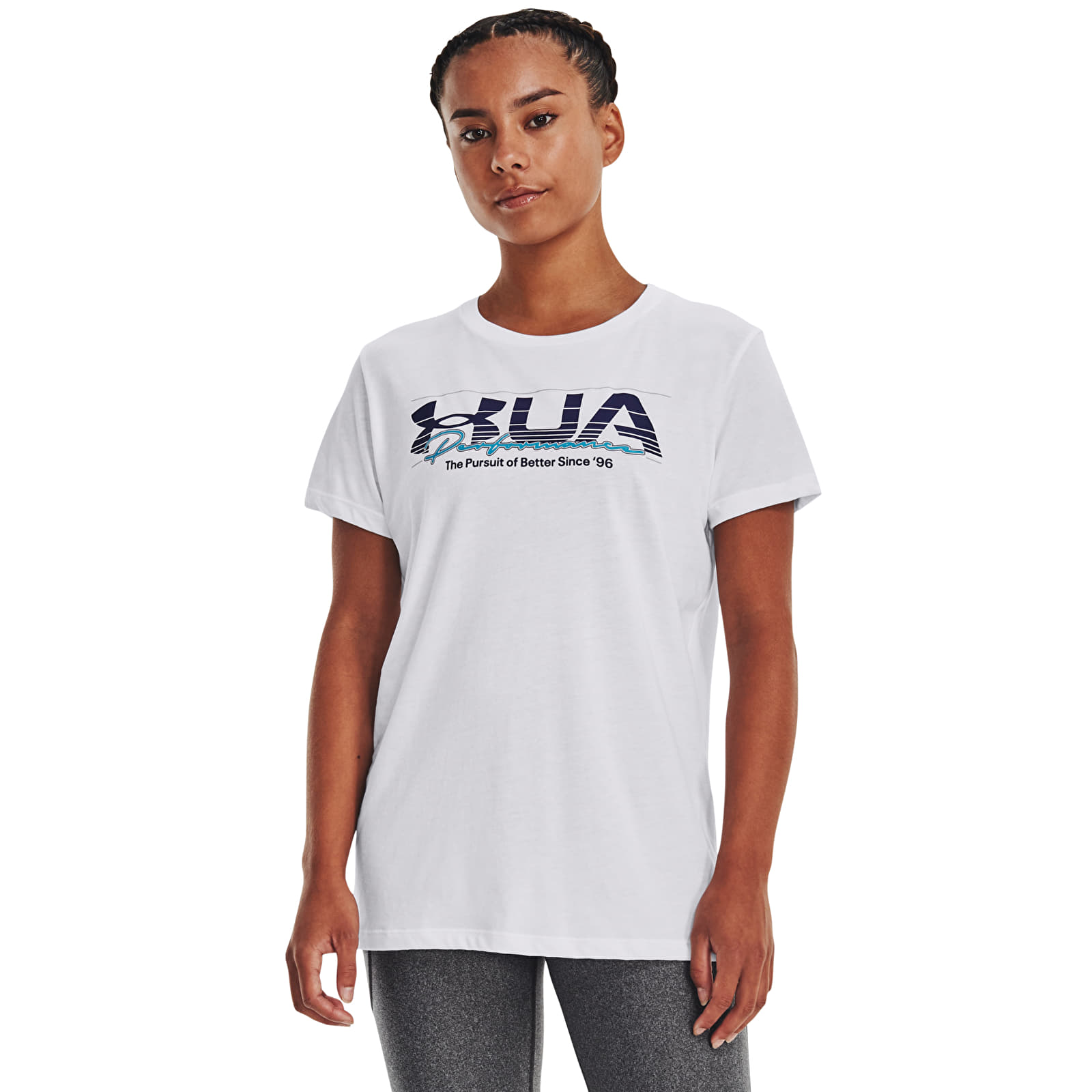 Camisetas Under Armour  Ua Vintage Performance Ss White