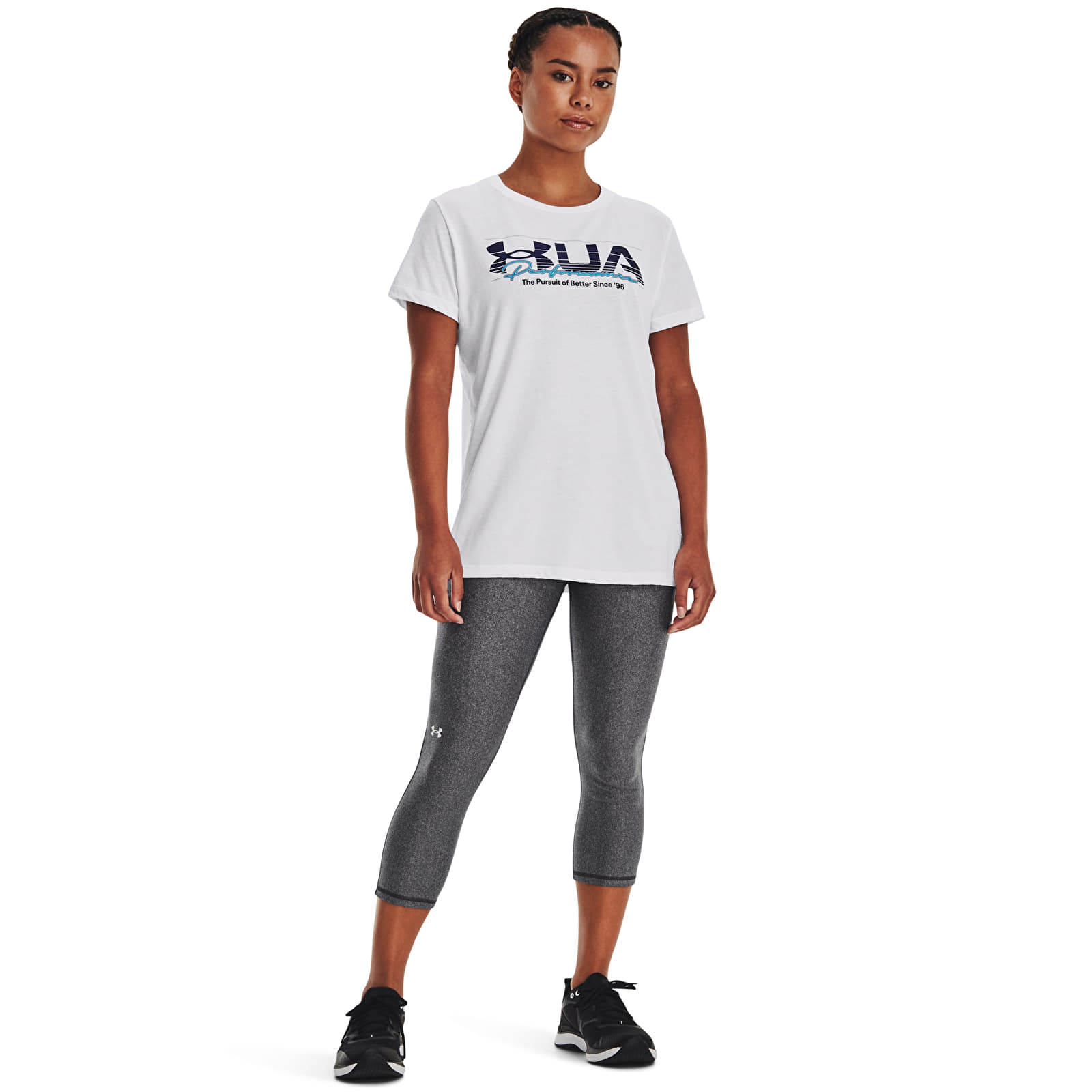Camisetas Under Armour  Ua Vintage Performance Ss White