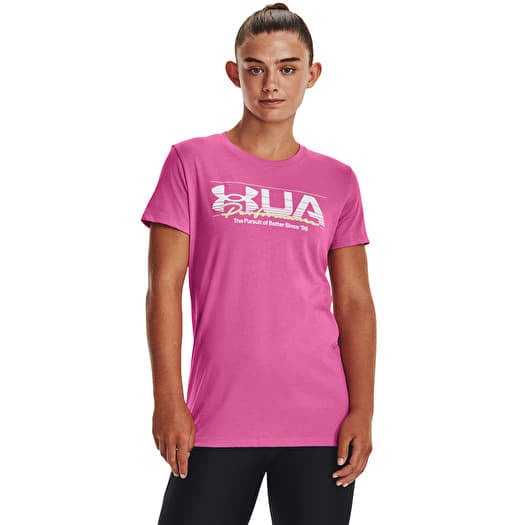 Pink under armour shirts cheap