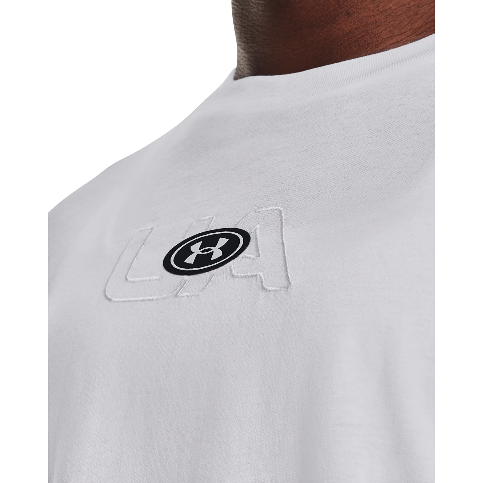 Camisetas Under Armour Branded Logo Crop Ss White