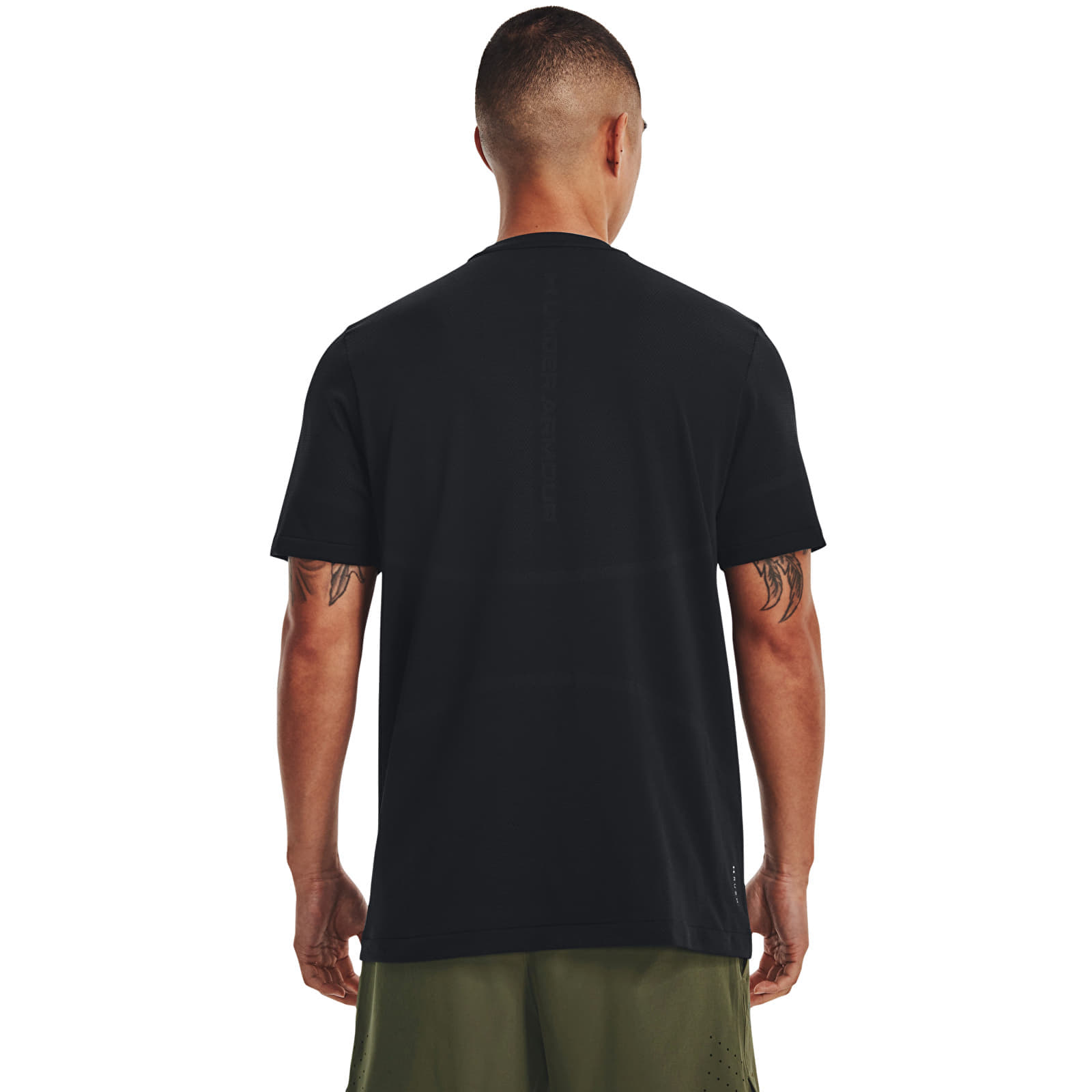 Tricou Under Armour Rush Seamless Legacy Ss Black - 1 | YEO