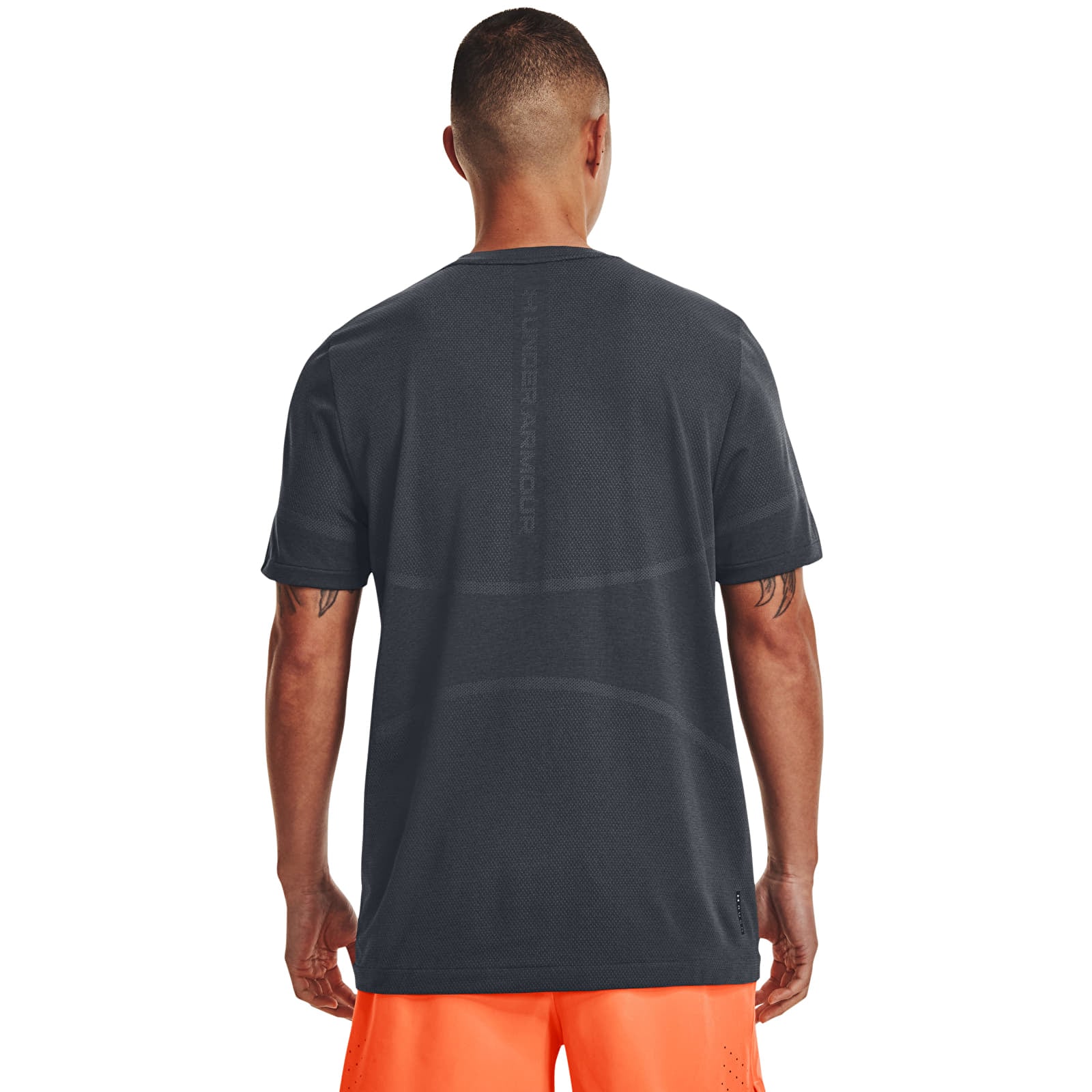 Magliette Under Armour Rush Seamless Legacy Ss Pitch Gray