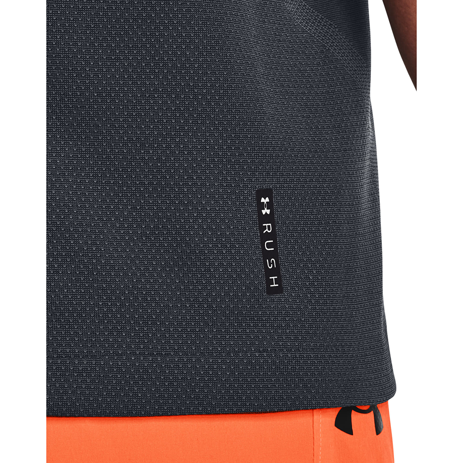 Magliette Under Armour Rush Seamless Legacy Ss Pitch Gray