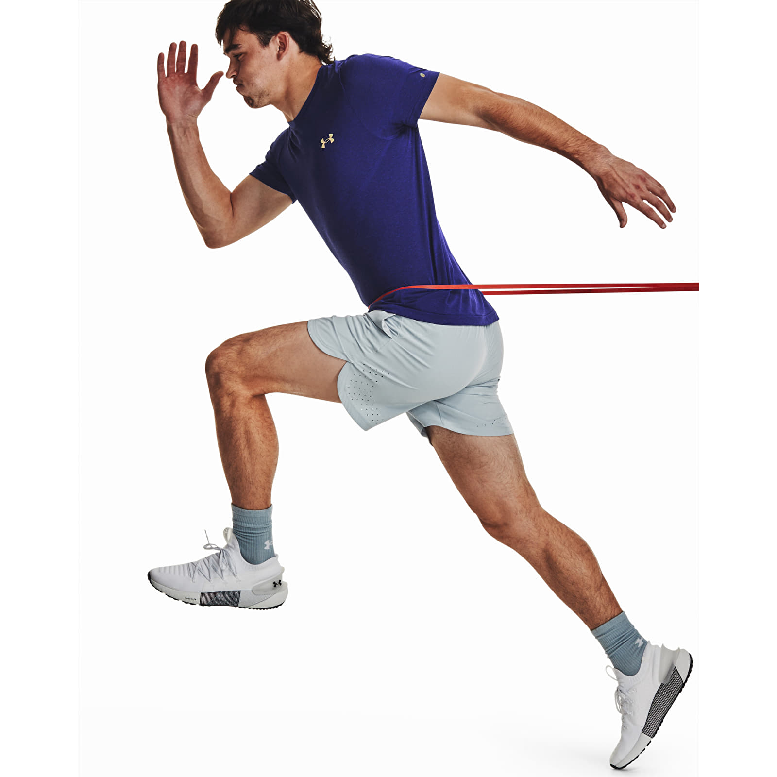 Футболки Under Armour Rush Seamless Legacy Ss Blue
