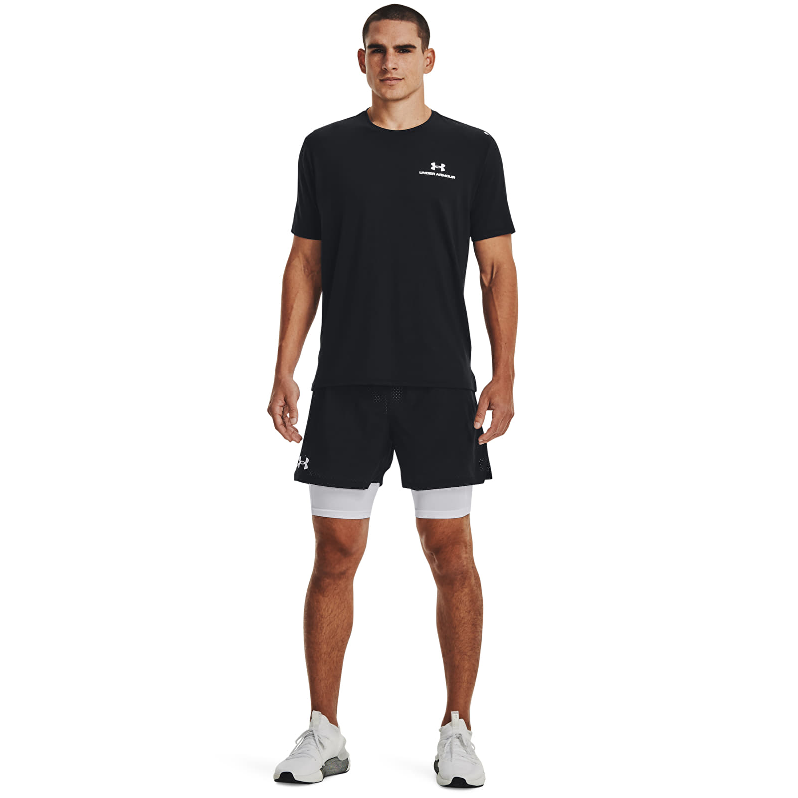Jeans and trousers Under Armour Vanish Wvn 2In1 Vent Sts Black