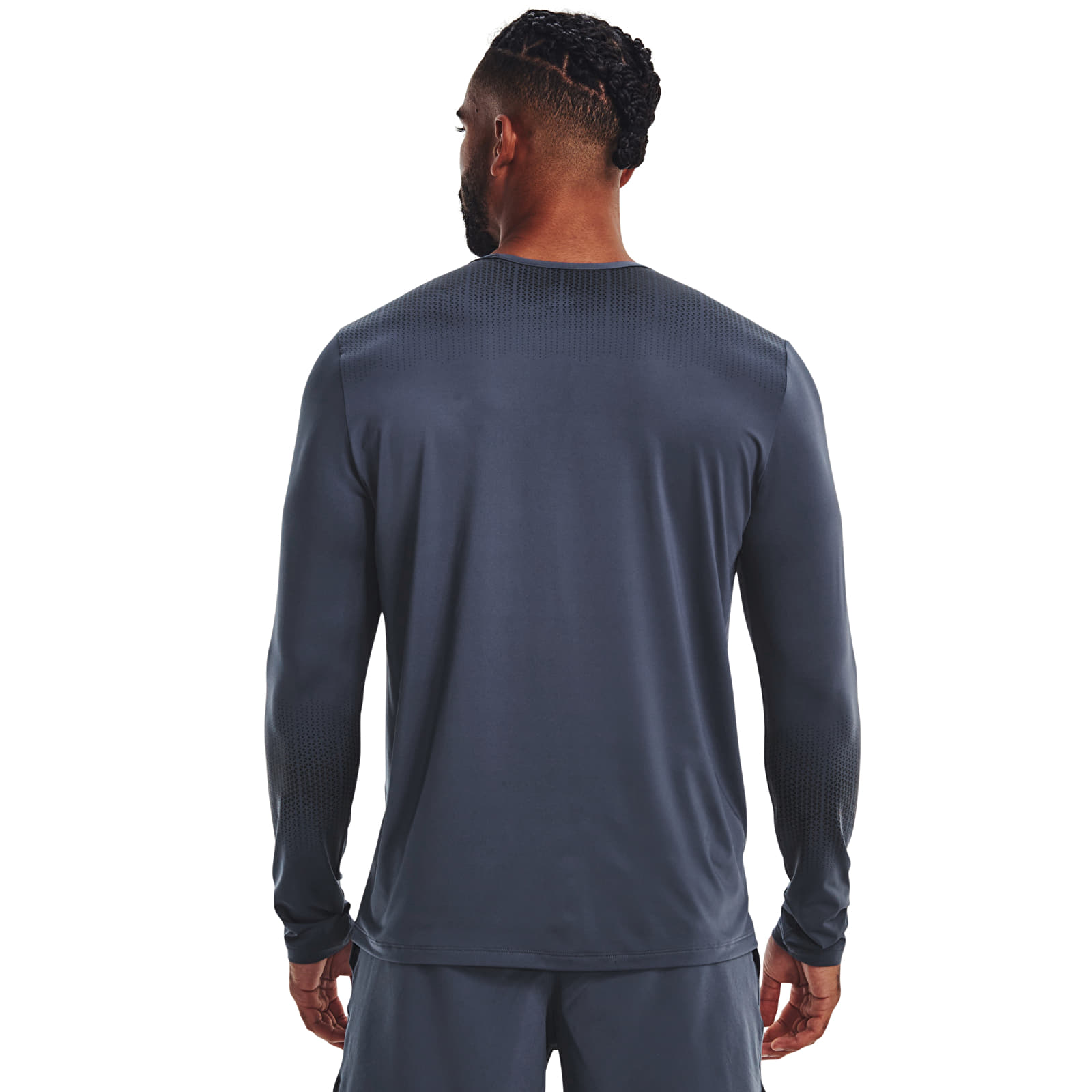 Camisetas Under Armour Armourprint Ls Gray