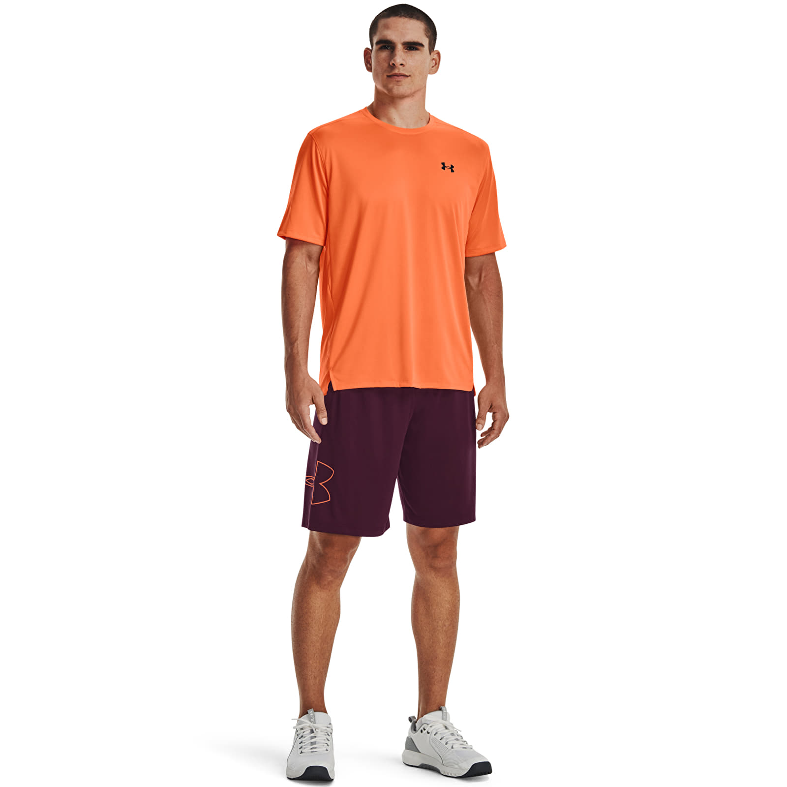 Magliette Under Armour Tech Vent Ss Orange