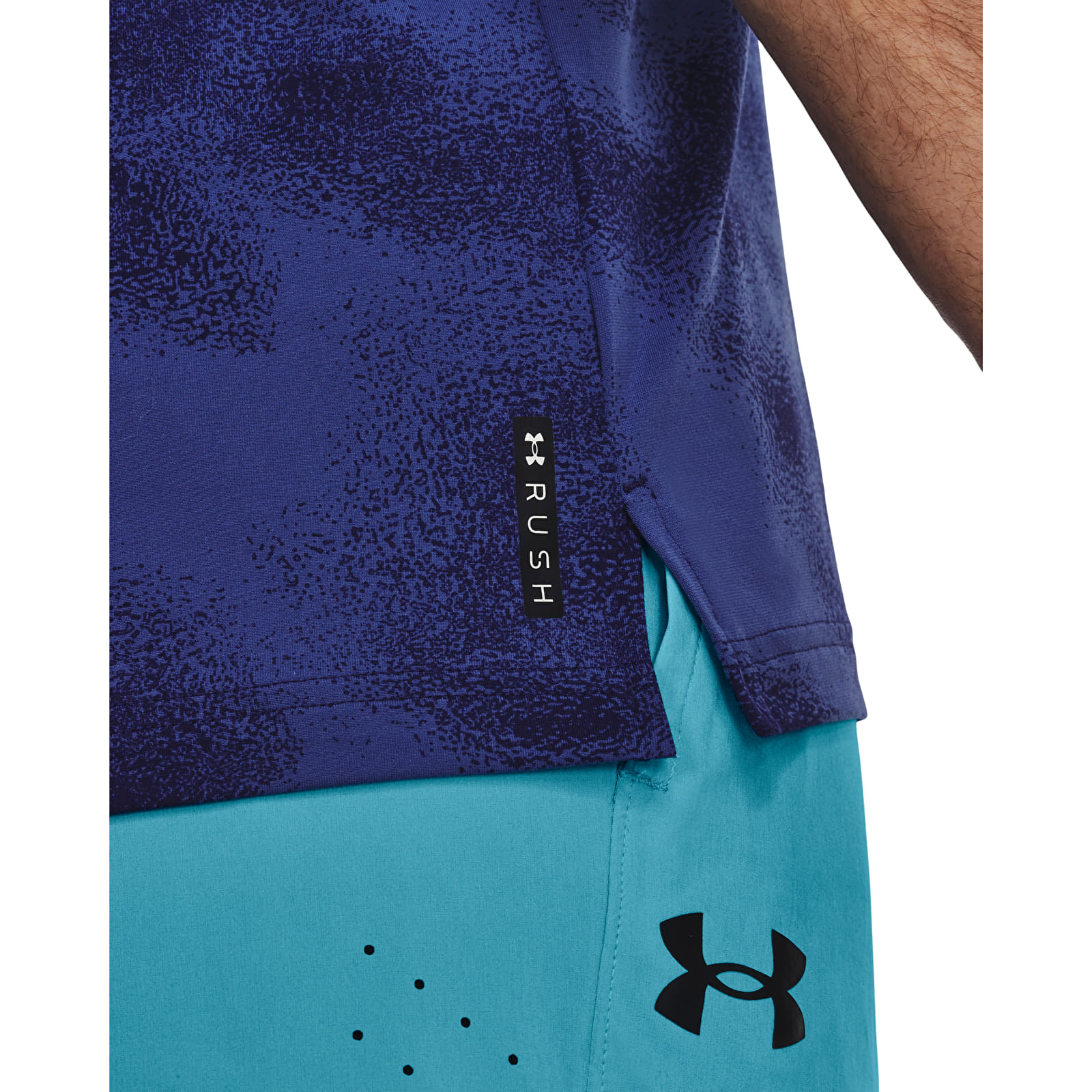 T-shirts Under Armour Rush Energy Print Ss Blue