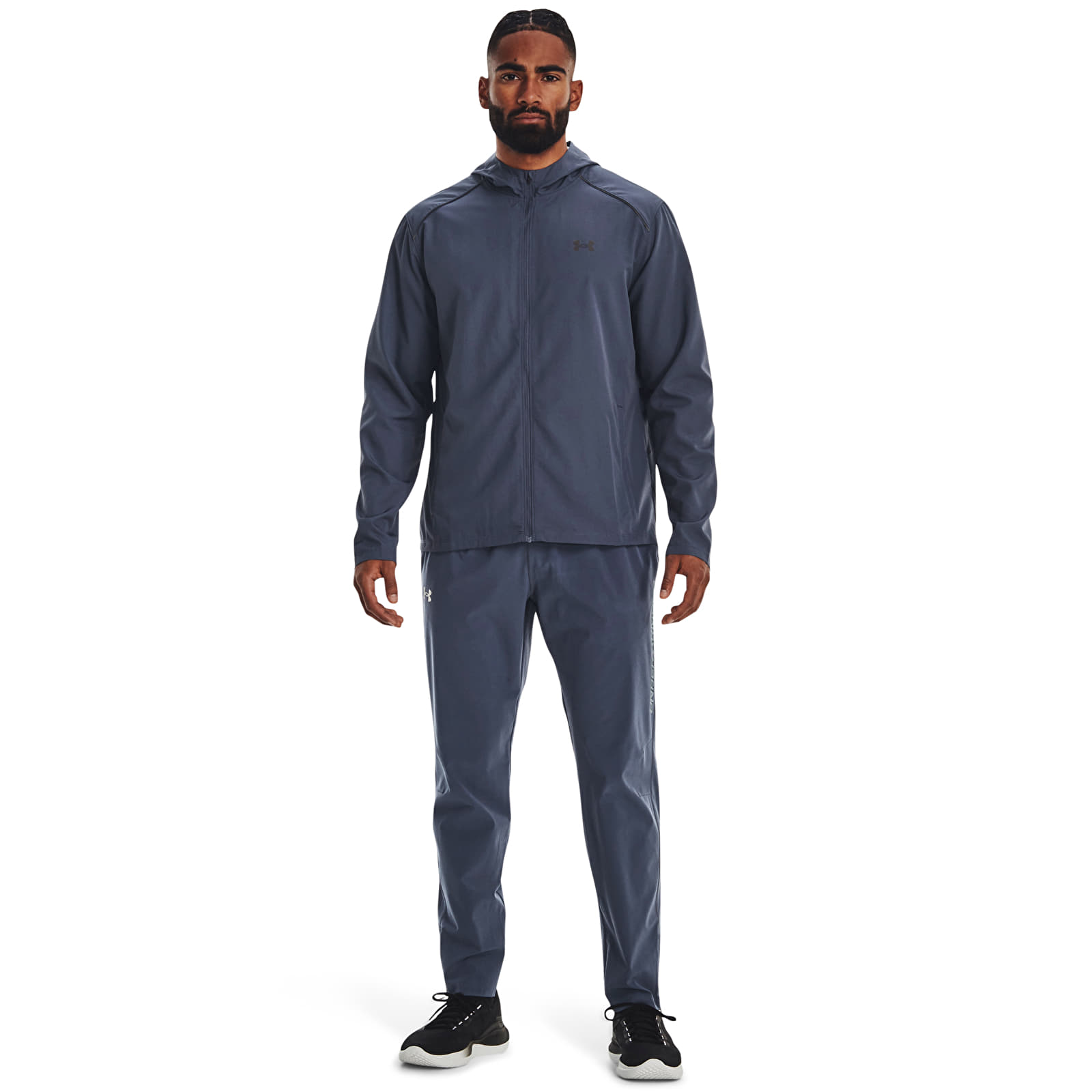 Jacken Under Armour Storm Run Hooded Jacket Gray