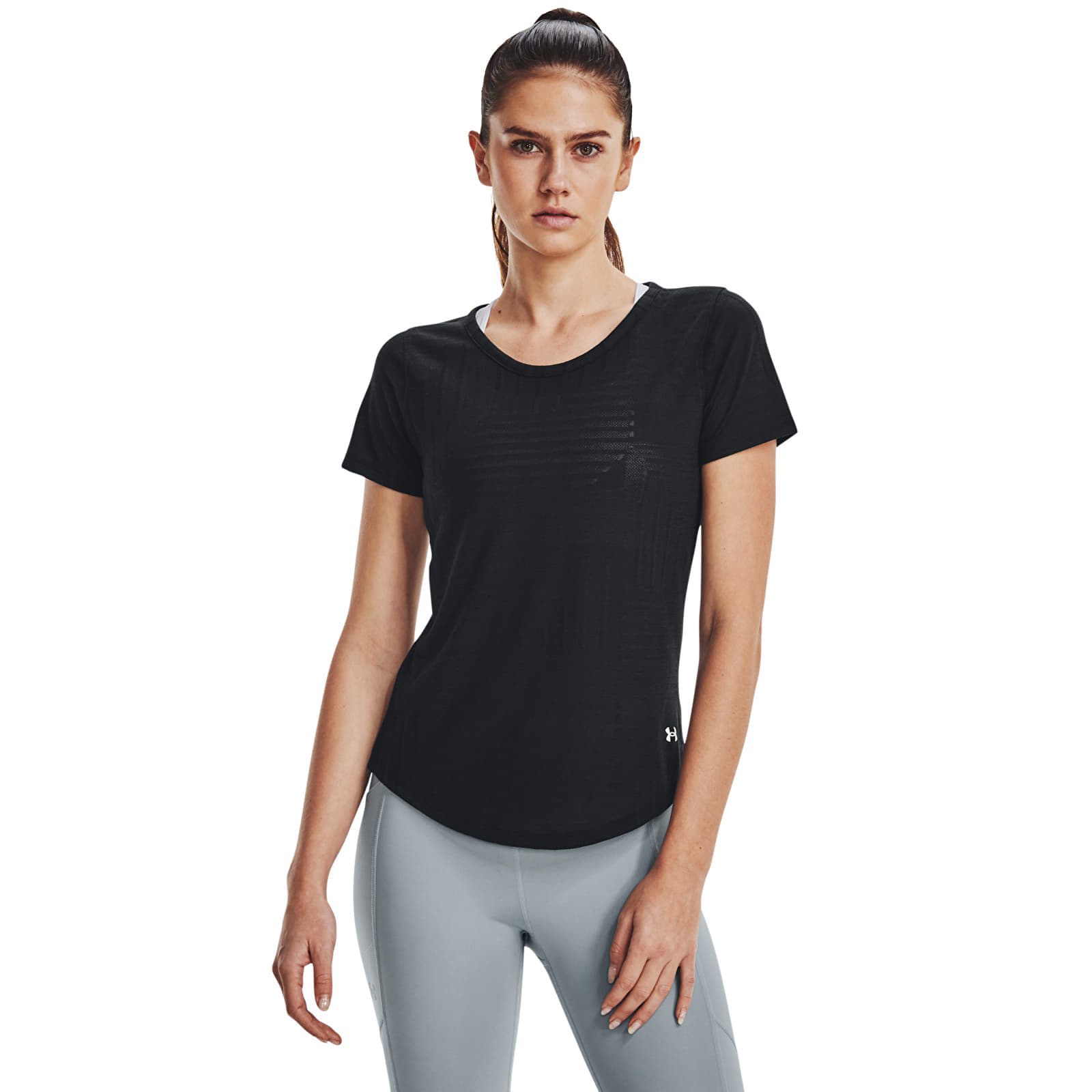 T-shirt Under Armour Streaker Deco Diamond Ss Black XS