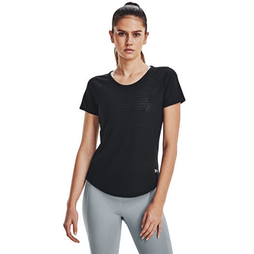 T-Shirt Under Armour Streaker Deco Diamond Ss Black