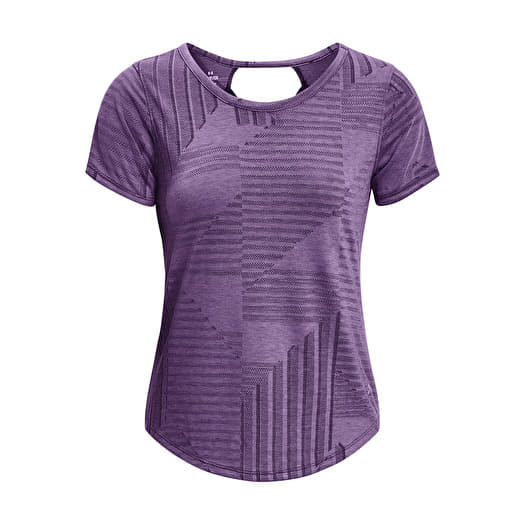 T-shirt Under Armour Streaker Deco Diamond Ss Purple