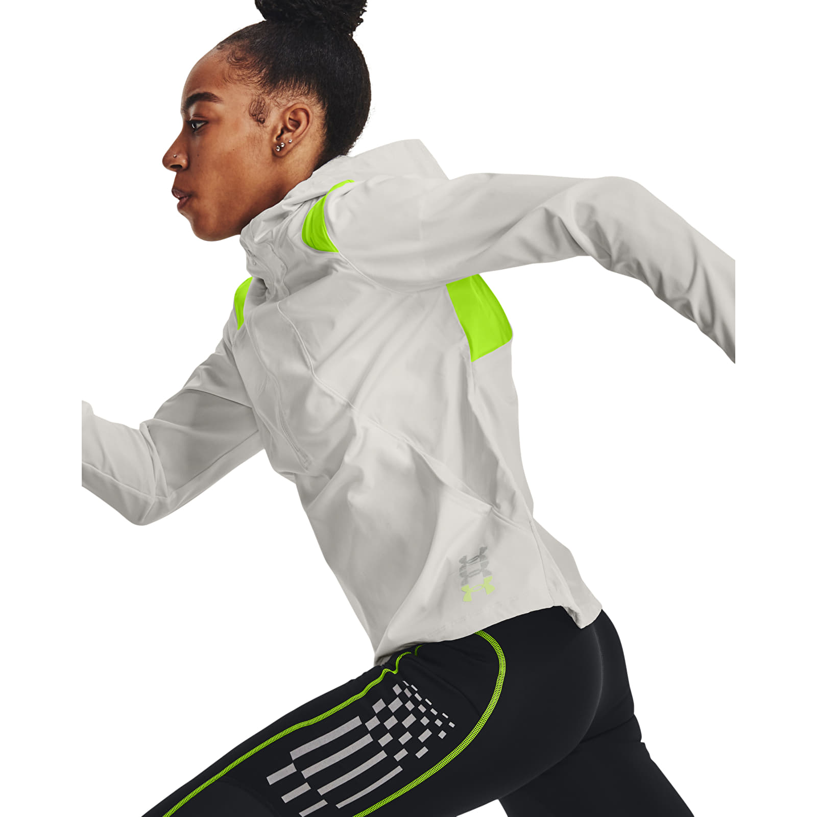 Casacos Under Armour Run Anywhere Anojacket Gray