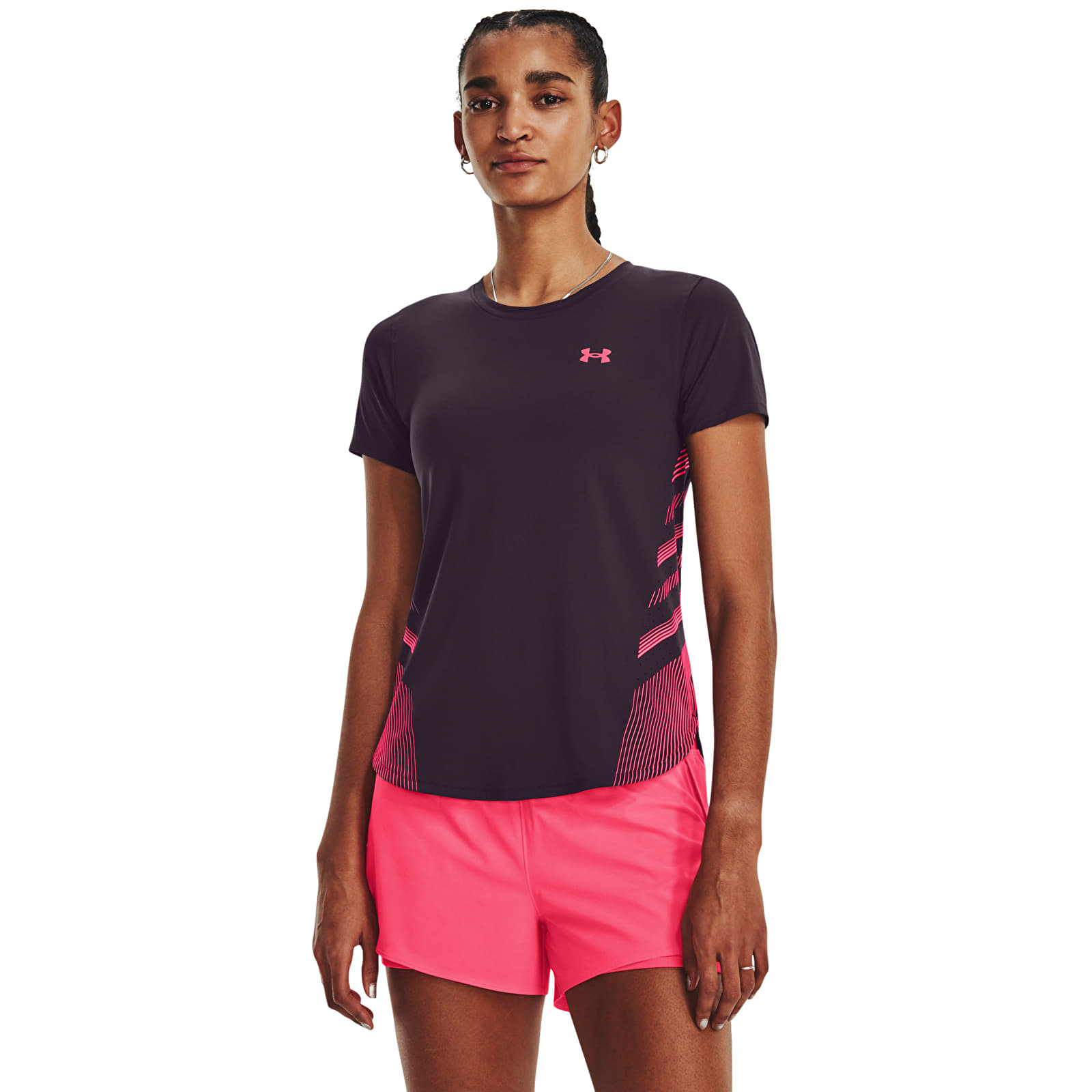 T-shirts Under Armour Iso-Chill Laser Tee Ii Purple
